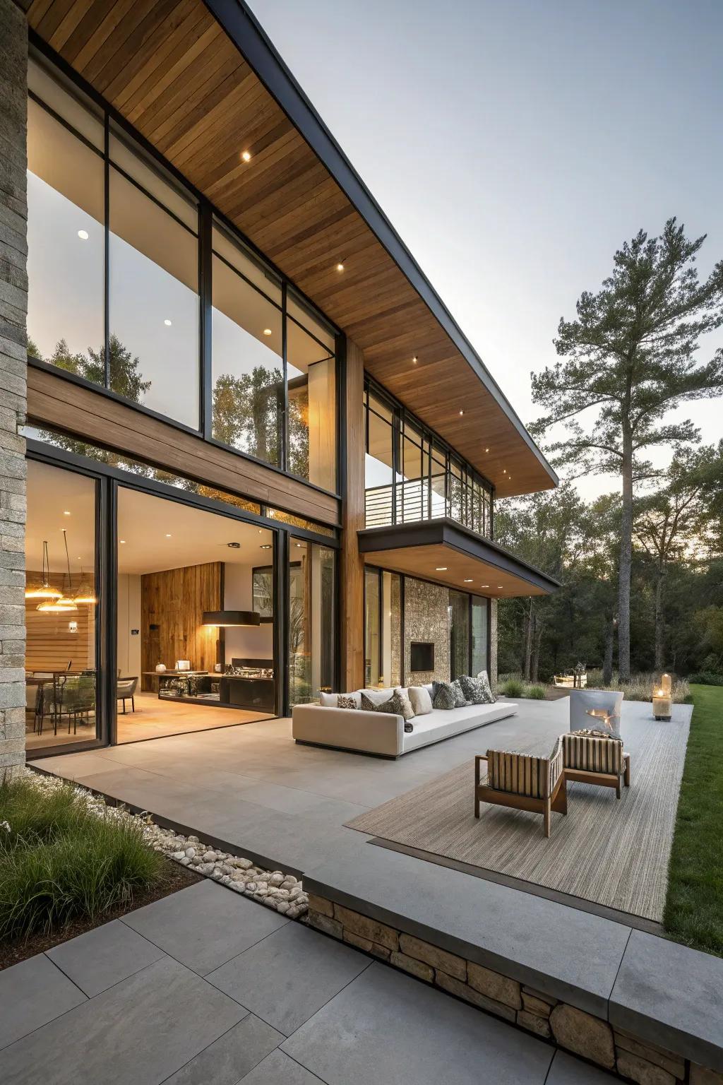 A modern minimalistic design that emphasizes simplicity and elegance.