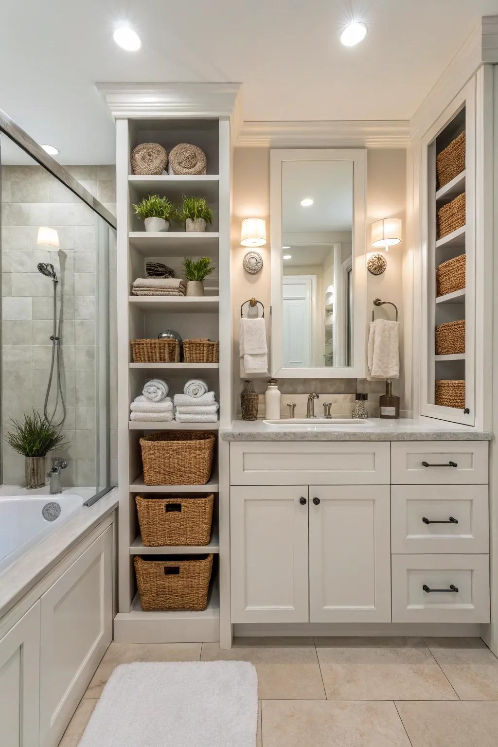 Utilitarian blueprint encompassing efficient storage resolutions.