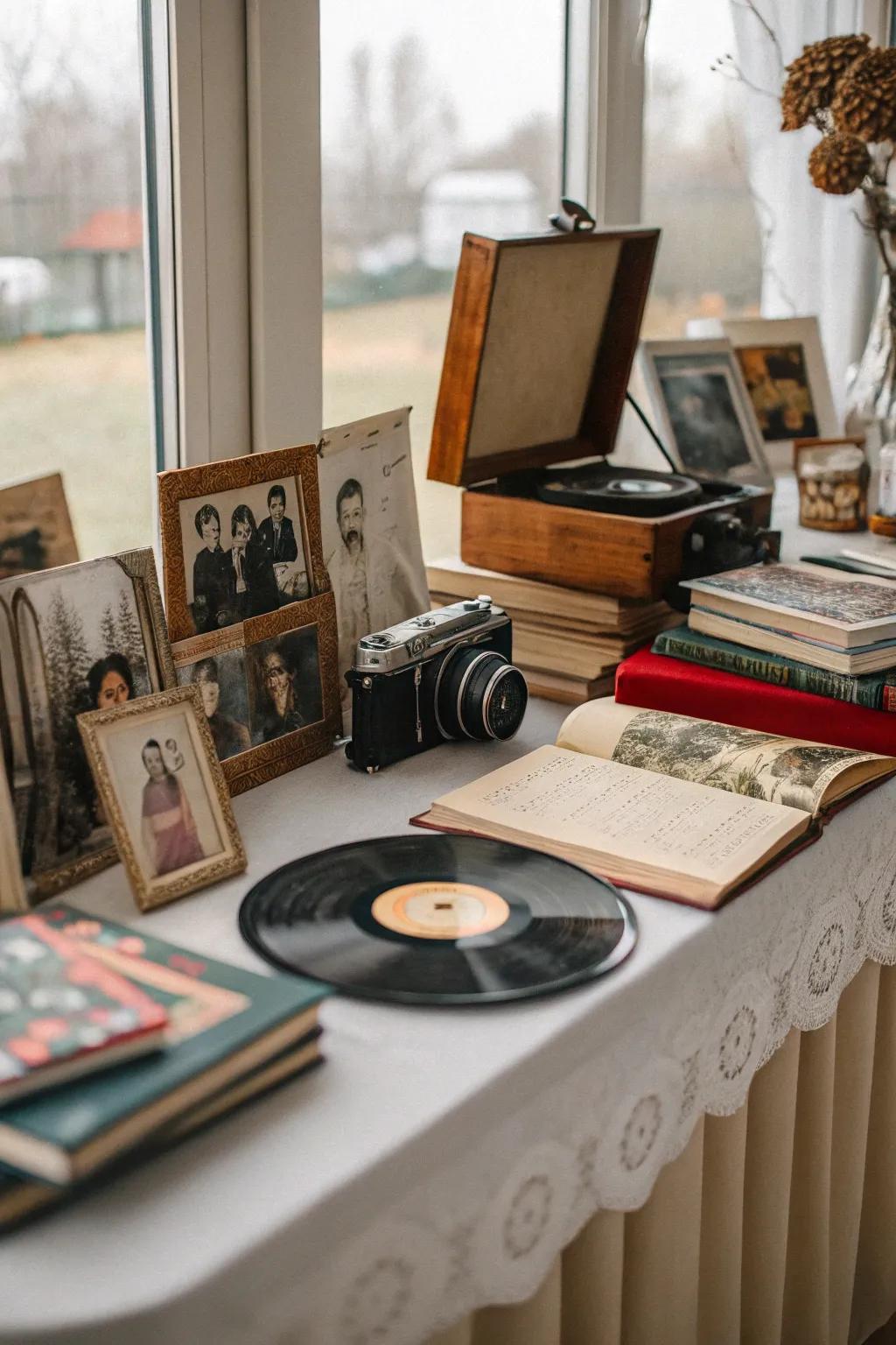 Private mementos bring individuality and meaning to your remembrance display.