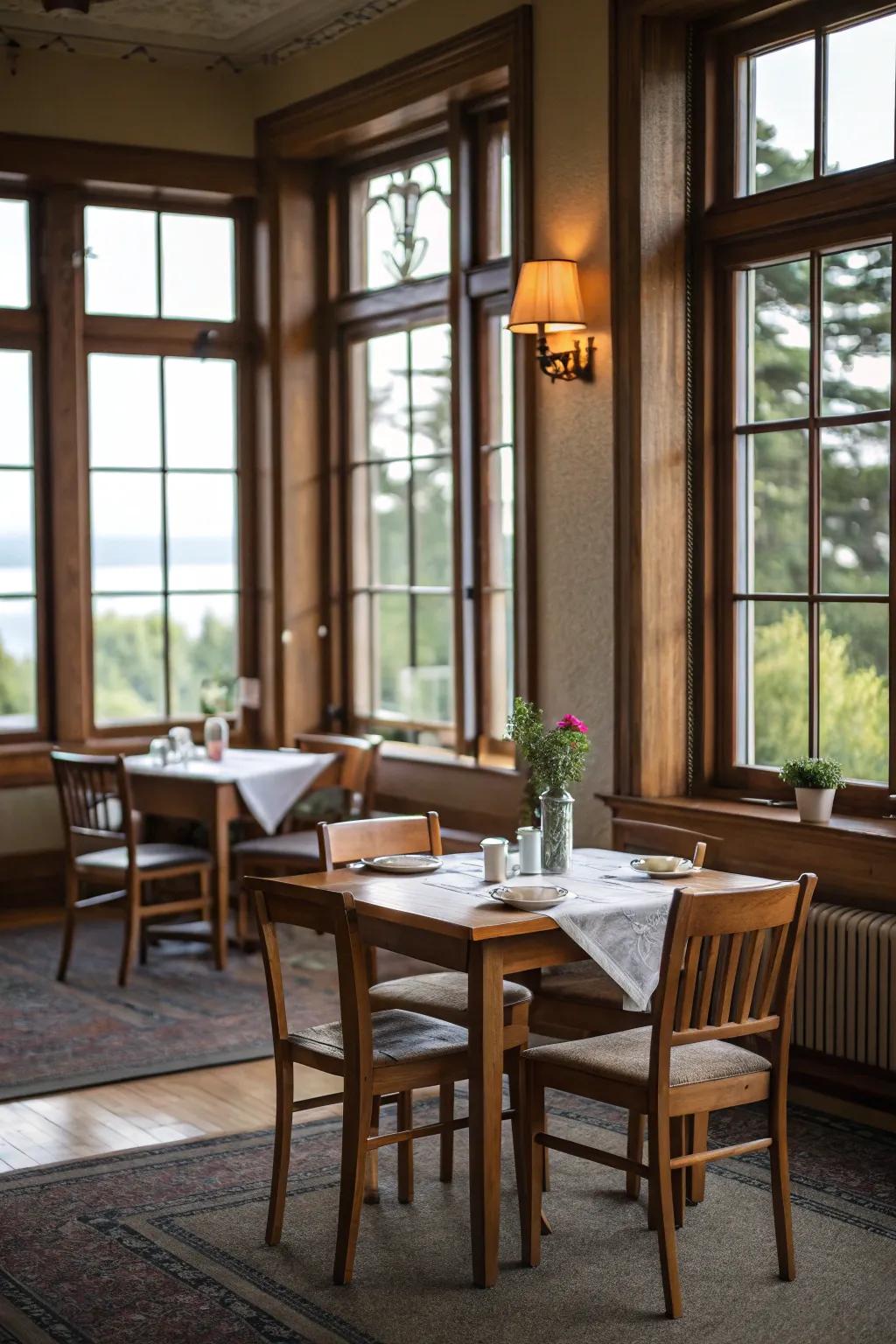 The feel of your dining room can be dramatically improved with natural light.