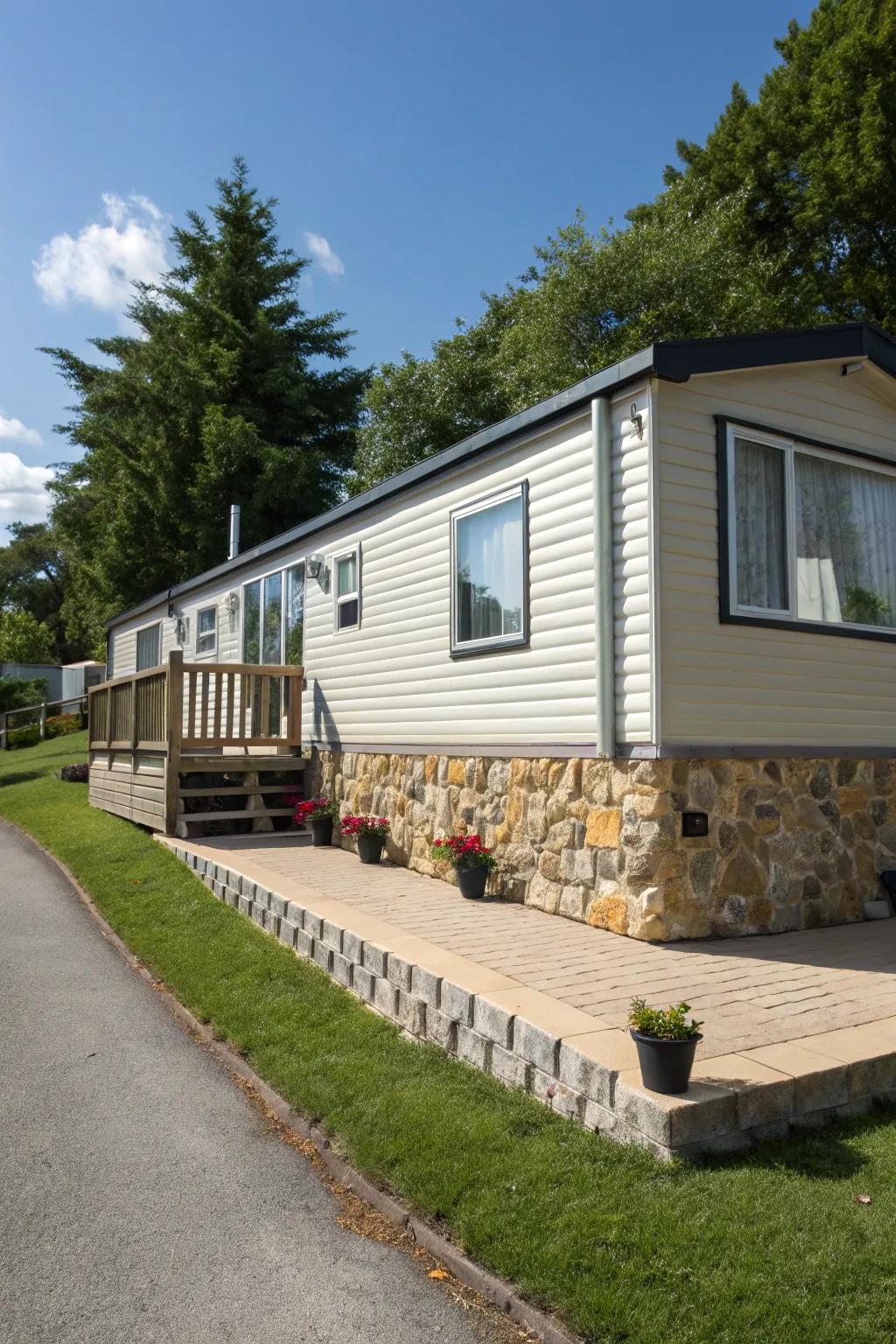 Ornamental stone surrounds amplify organic splendor and texture.