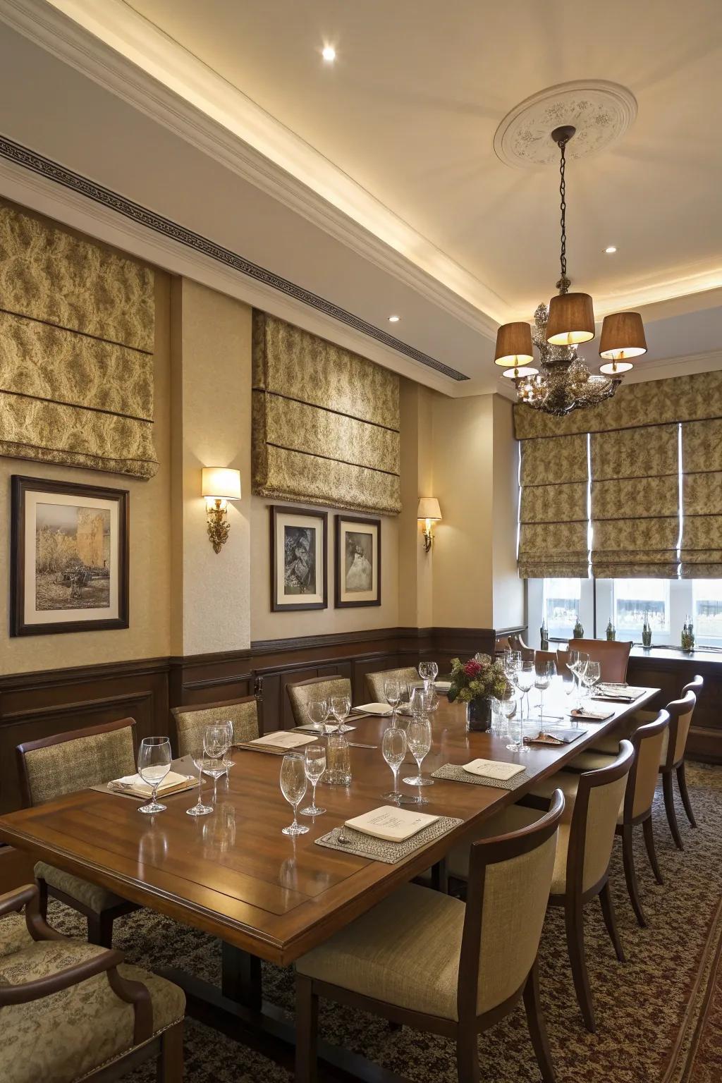 Pleated shades bring refinement to any room.