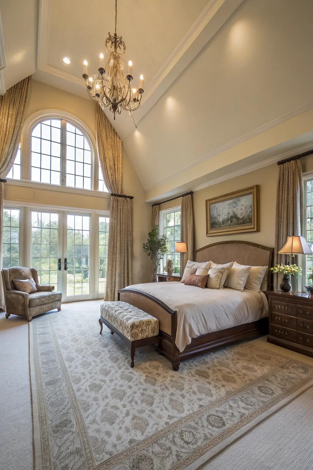 Open layouts with ample natural light fashion a roomy sensation.