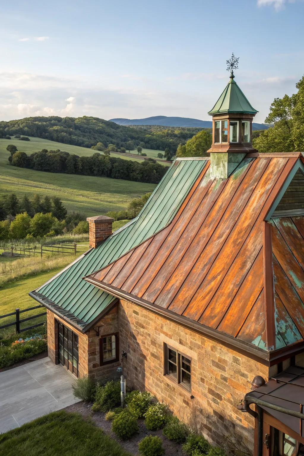 Timeless beauty: A bronze top that matures with grace and charm.