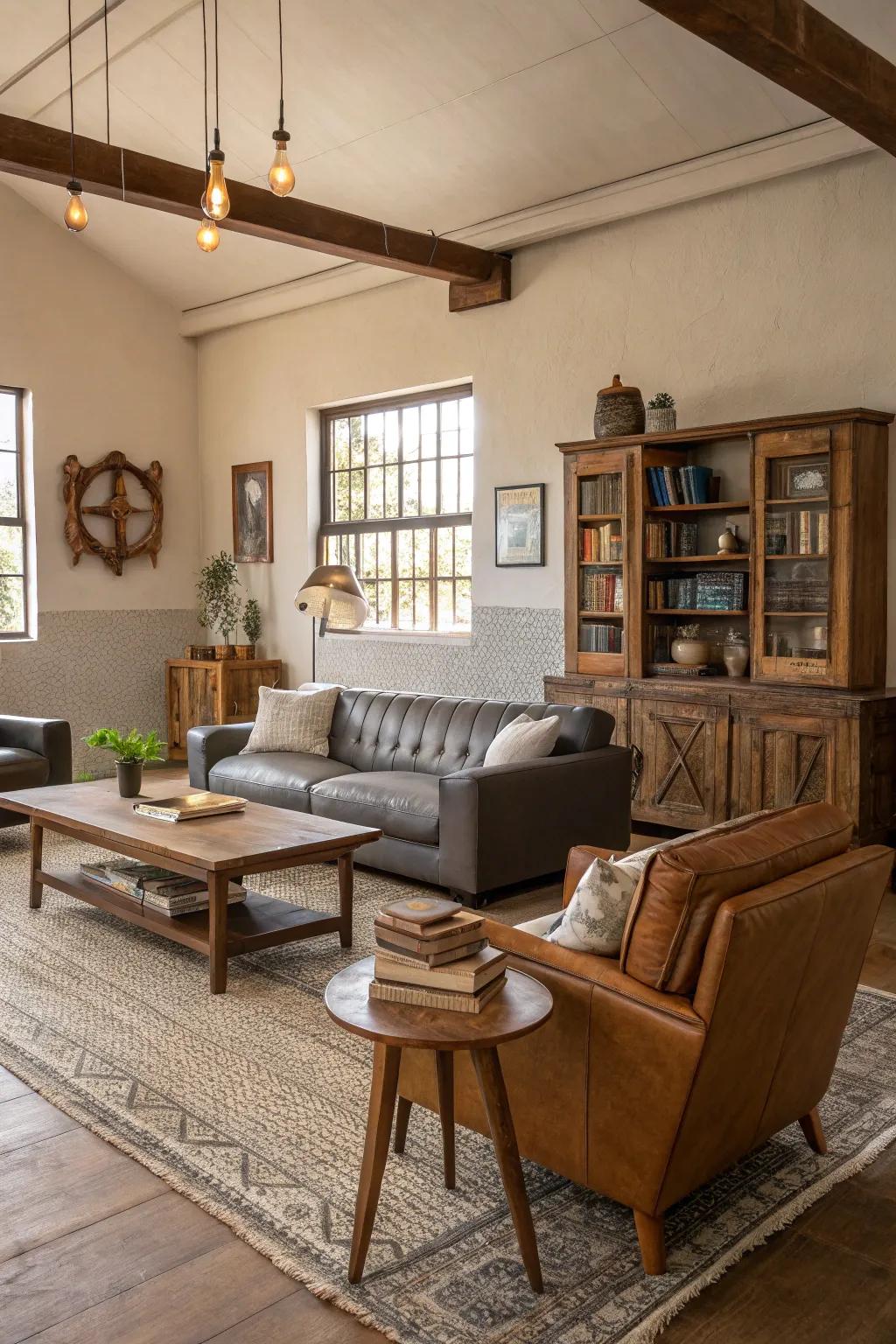 A flawless fusion of modern and country elements.