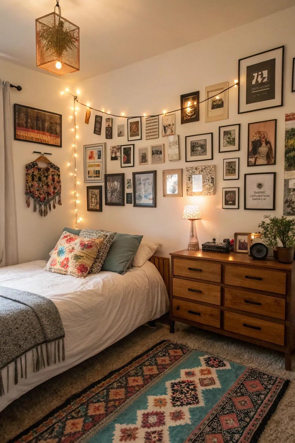 Personal decor pieces fill the room with your personality.