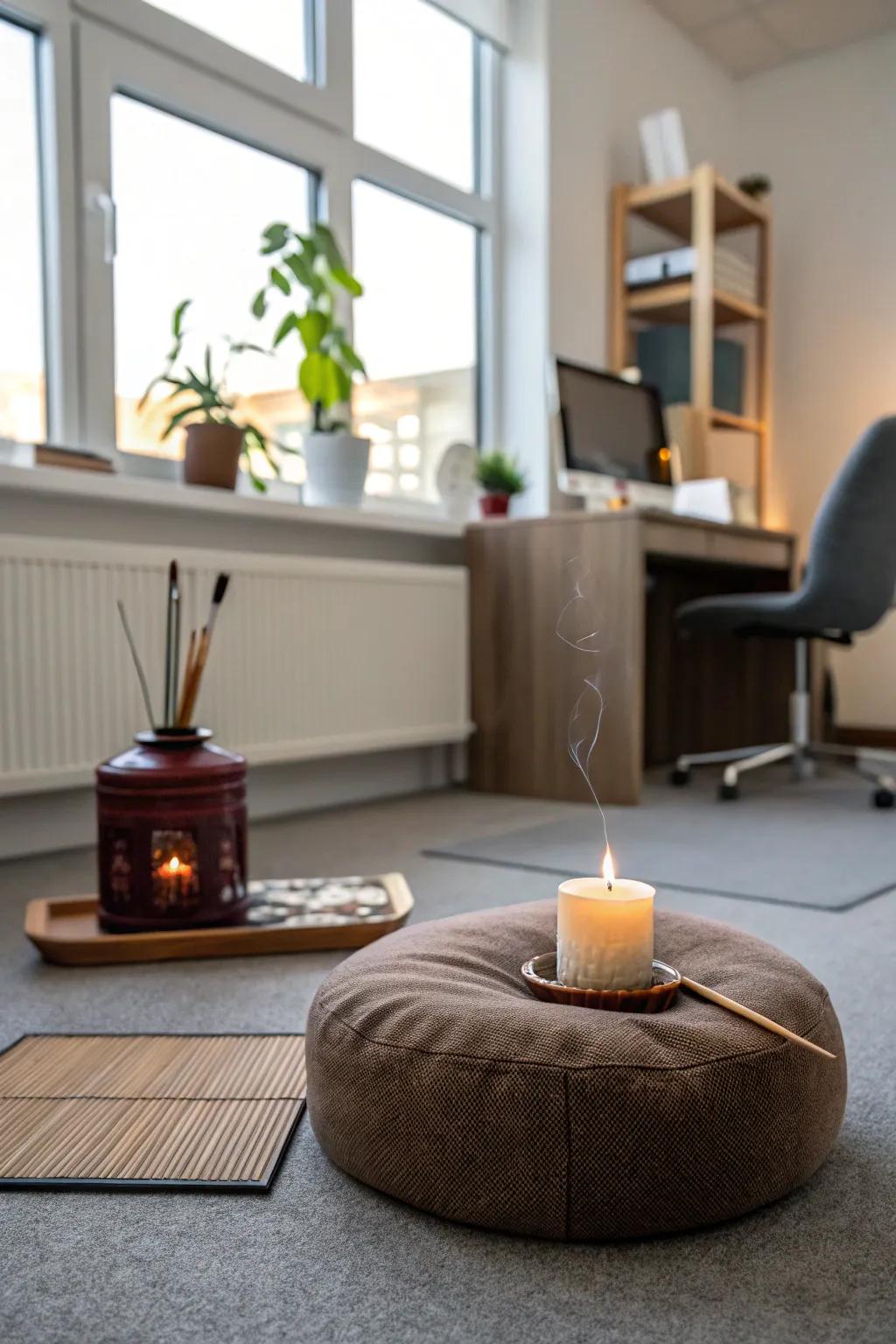 Create areas dedicated to mindfulness and reflection.