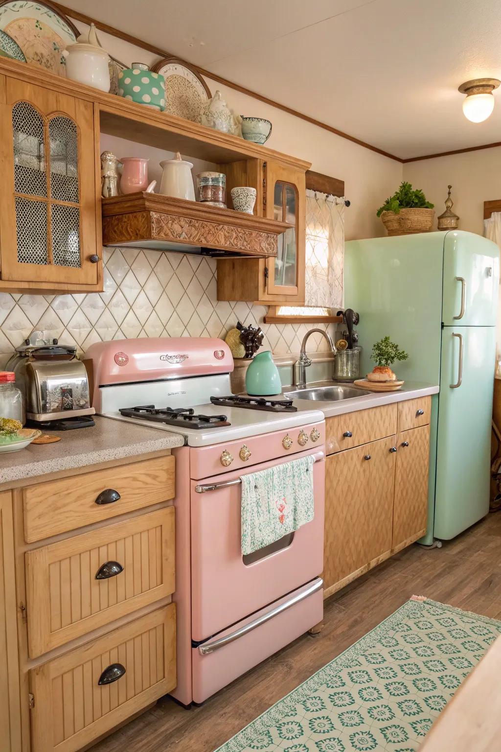 Retro appliances offer a perfect mix of old charm and modern efficiency.