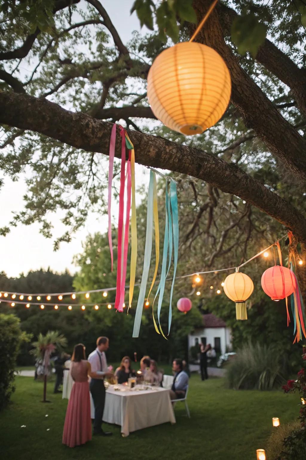 Boost your party decorations with delightful suspended adornments.