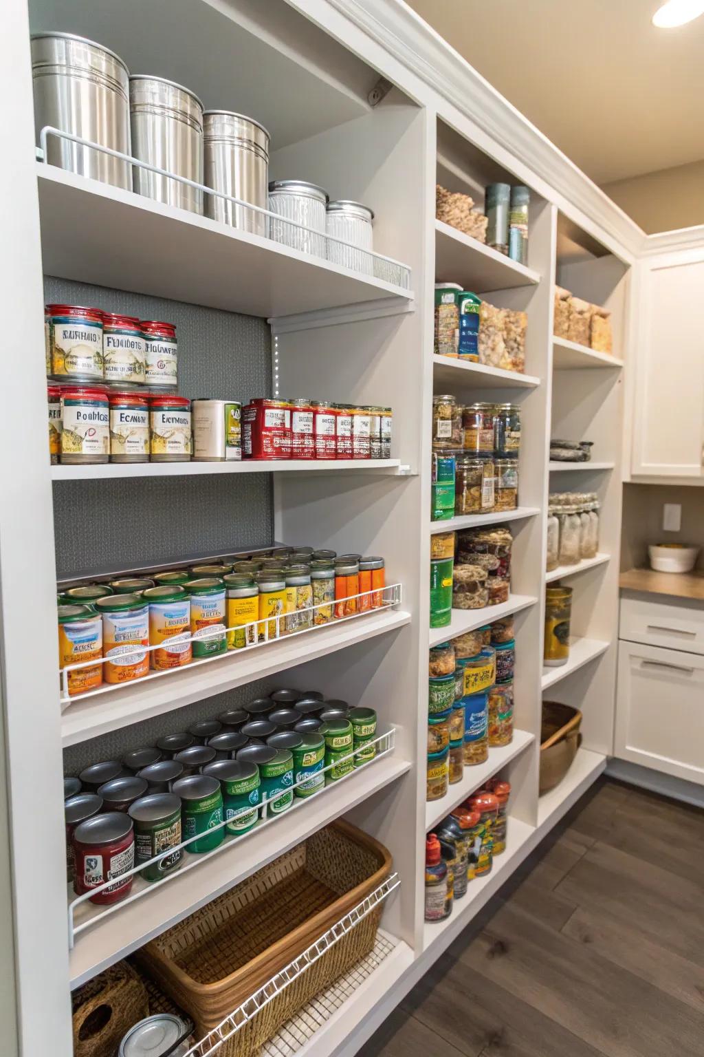 A good fit for your pantry using modular solutions.