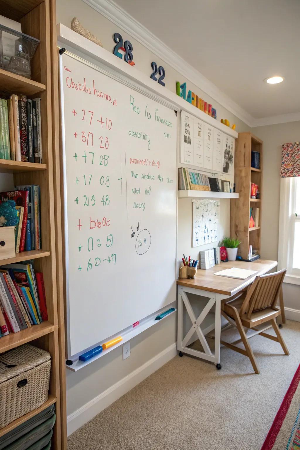Improve learning through educational content on your chalkboard.