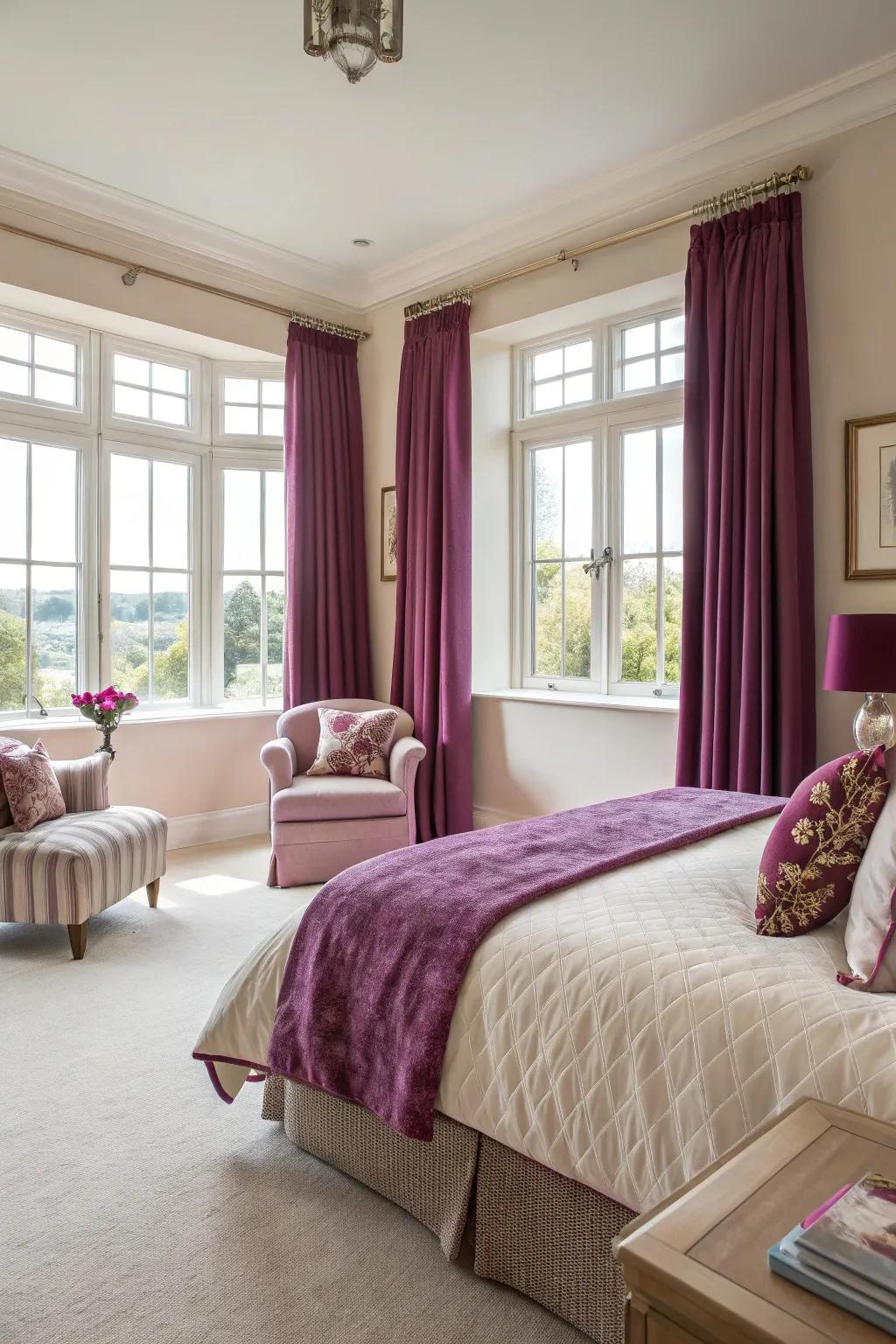 Sunlight showcases the richness of lavender tones.