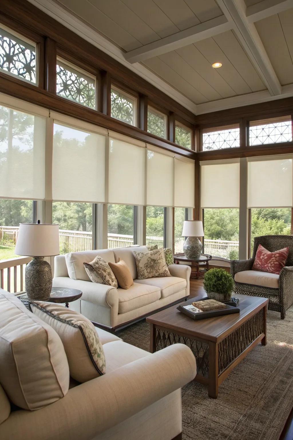 Diffuse light for a serene and calming room ambiance.