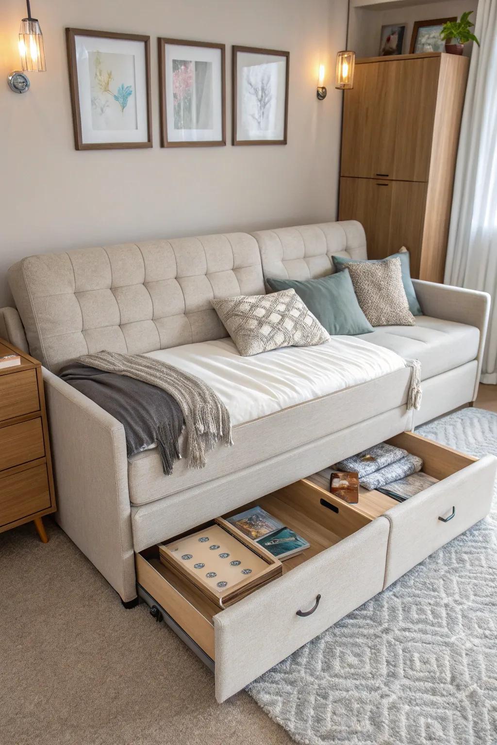 Practical furnishings that unite aesthetic with utility.