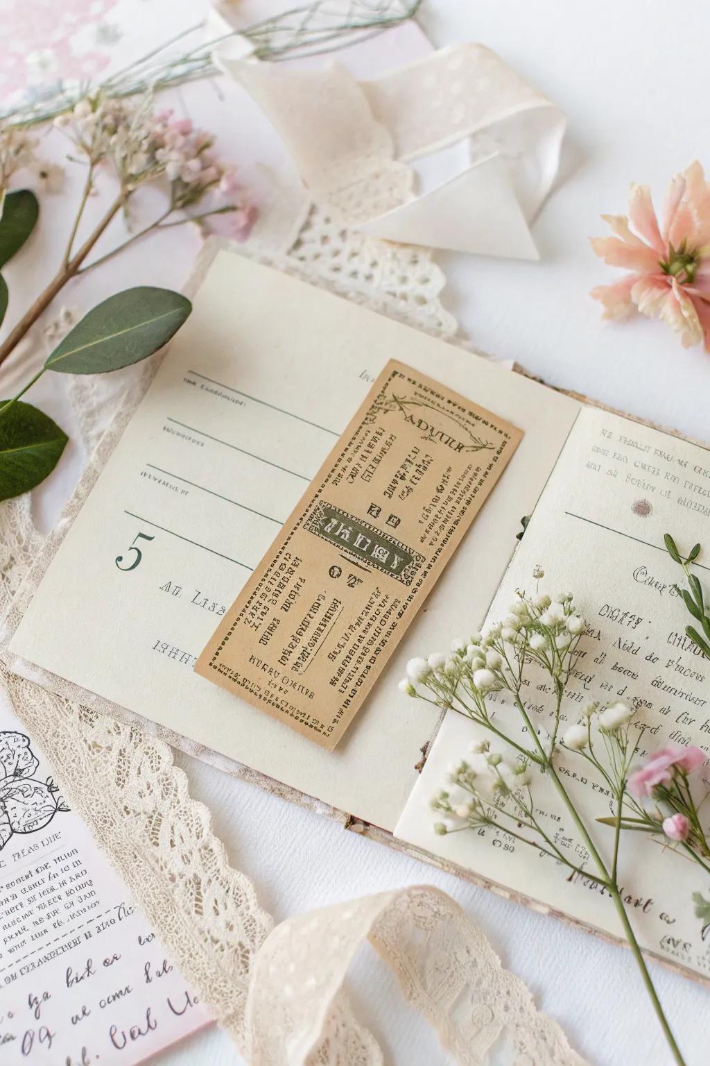 Capture Memories: Enhance your scrapbook through historical layering and allure.