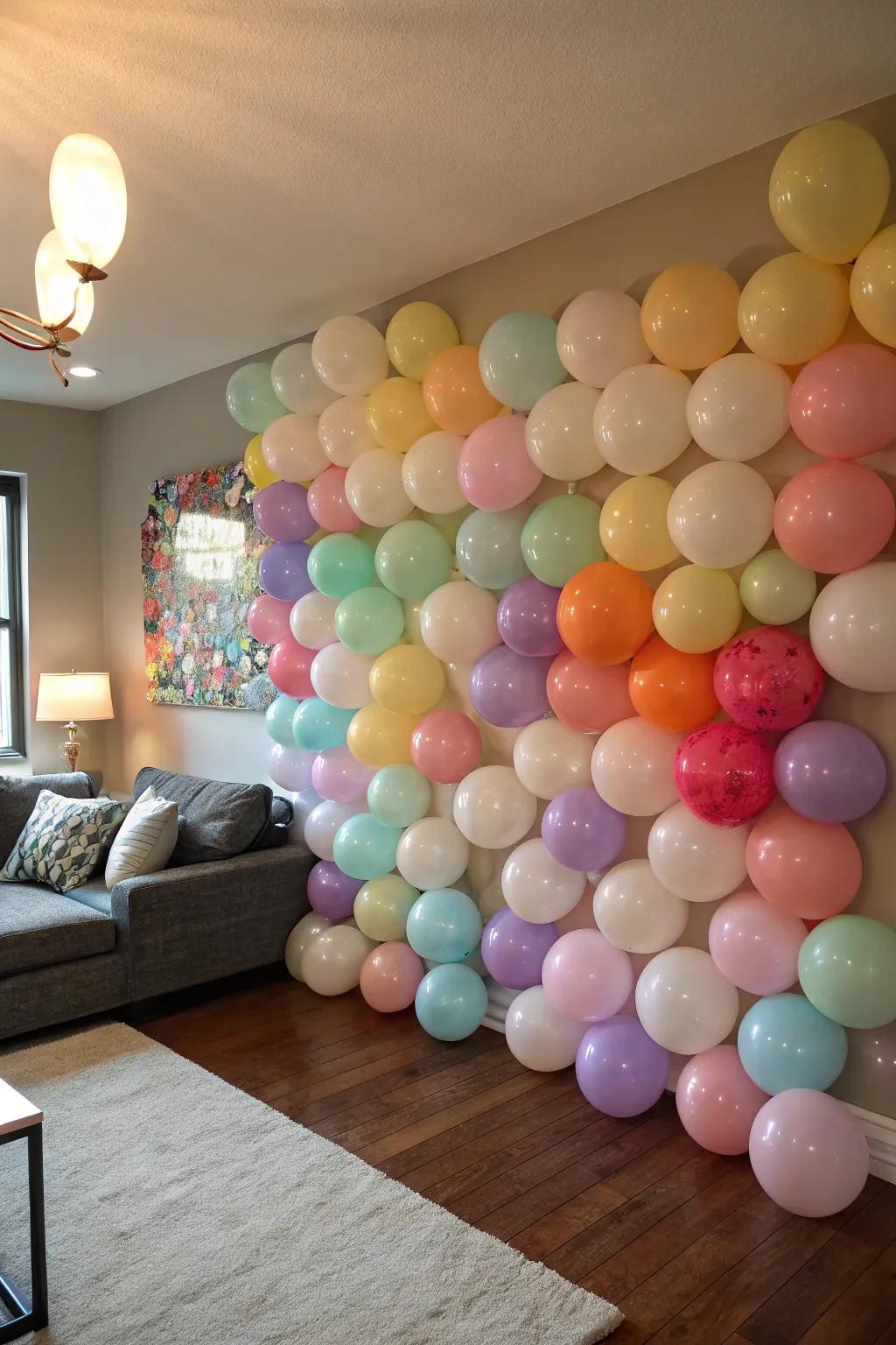 Infuse mirth with a vibrant array of inflated orbs.