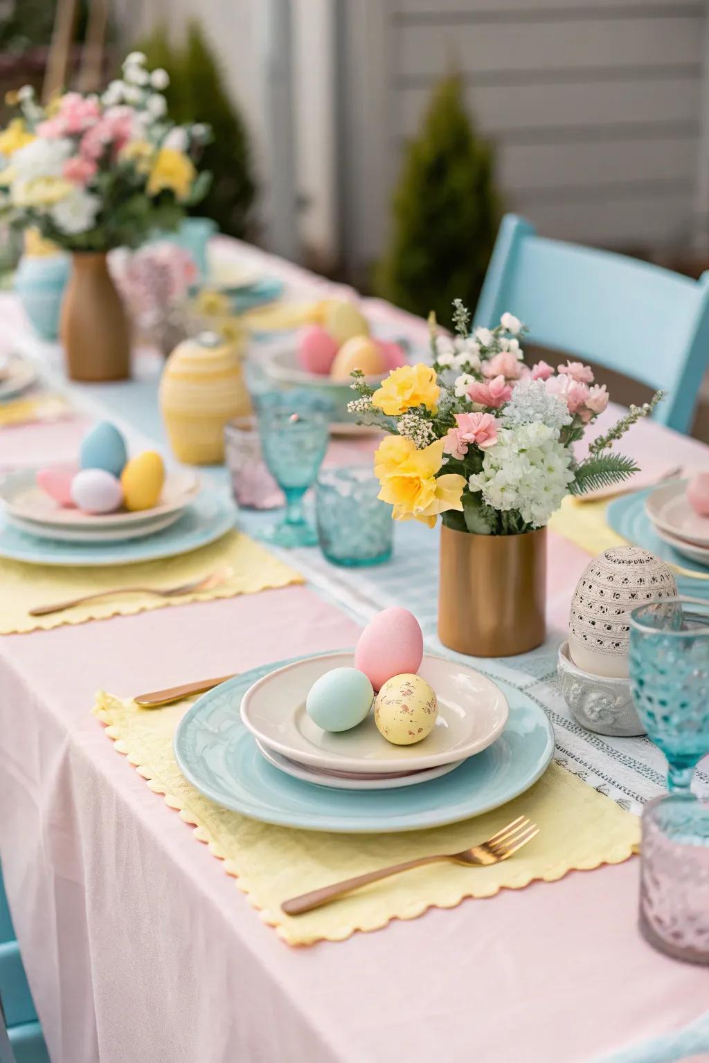 Delicate linens establish a soothing, welcoming atmosphere.