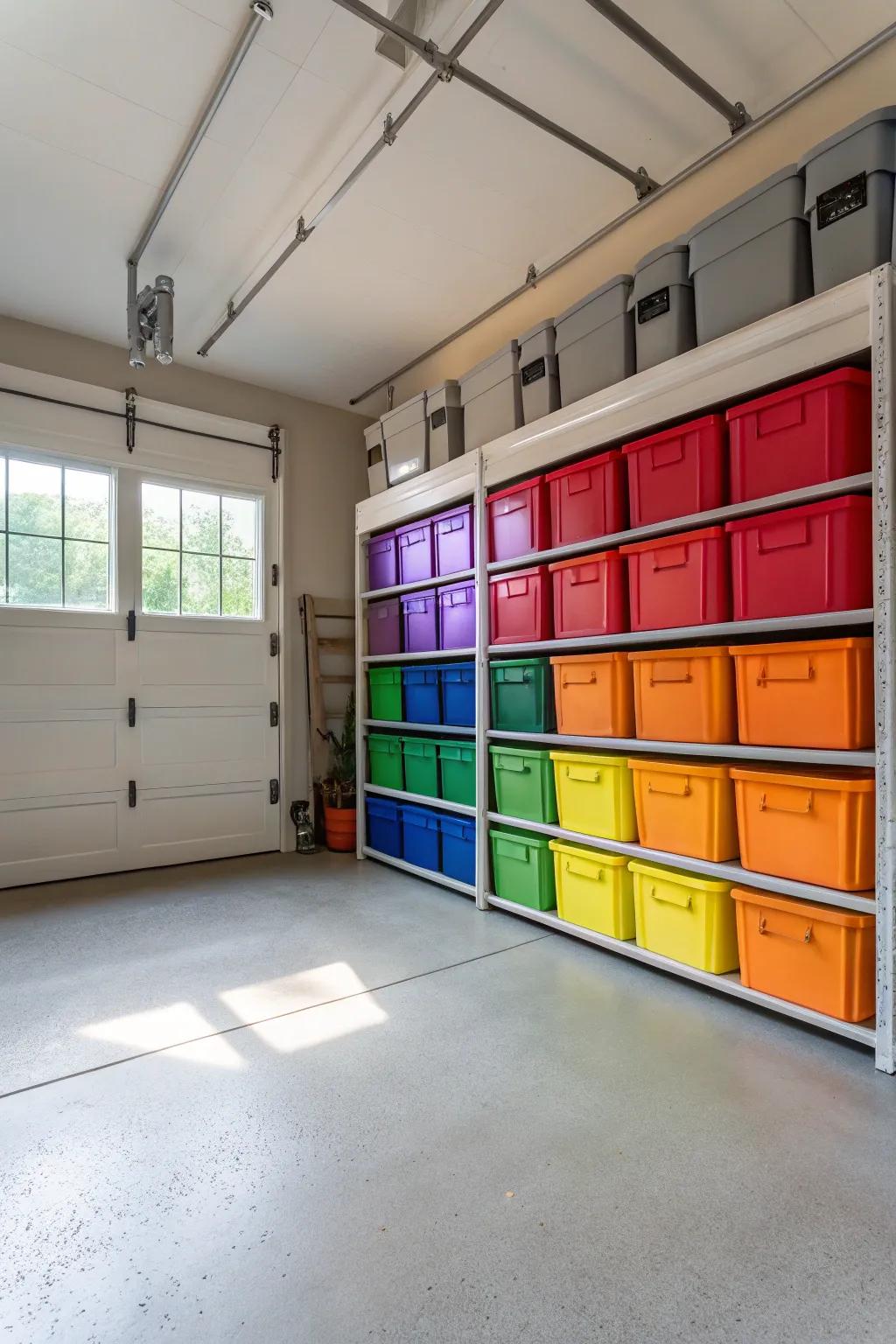 Mix functionality and style with decorative storage solutions.