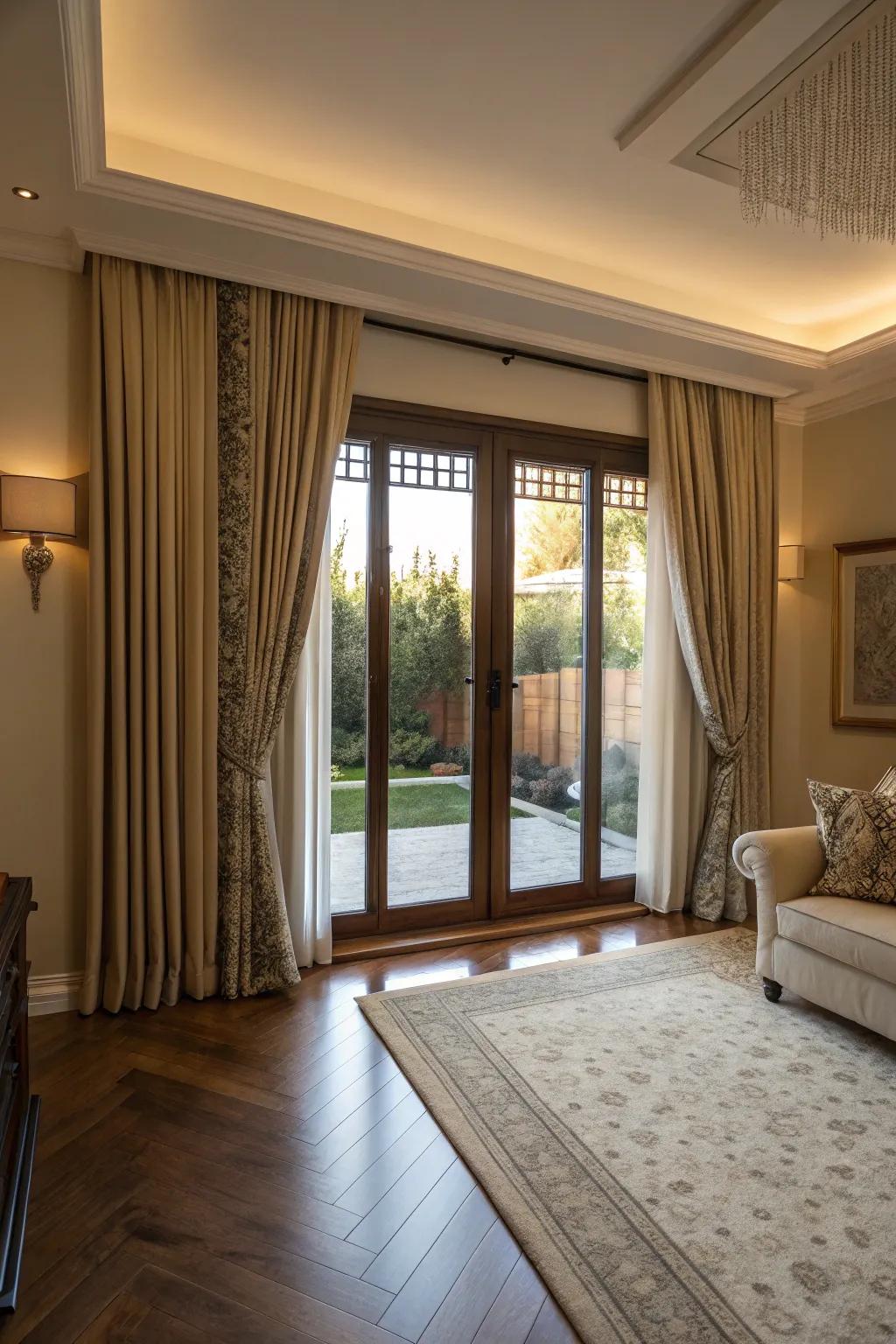 Practical broadcloths contribute gentleness and utility.