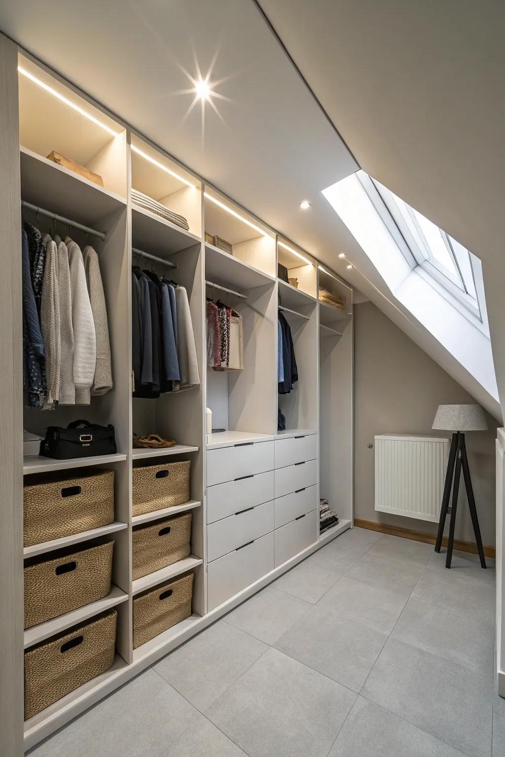 A compact and efficient design maintains functionality and aesthetics.