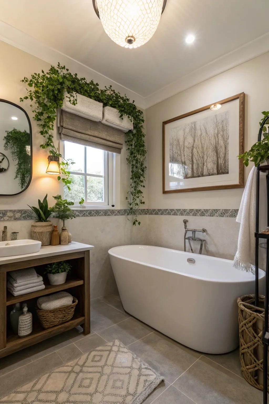 Decorative touches add warmth and character.