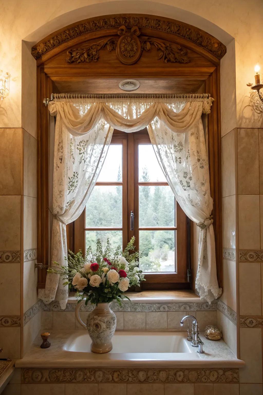 Ornamental perimeters enrich windows with sophistication.