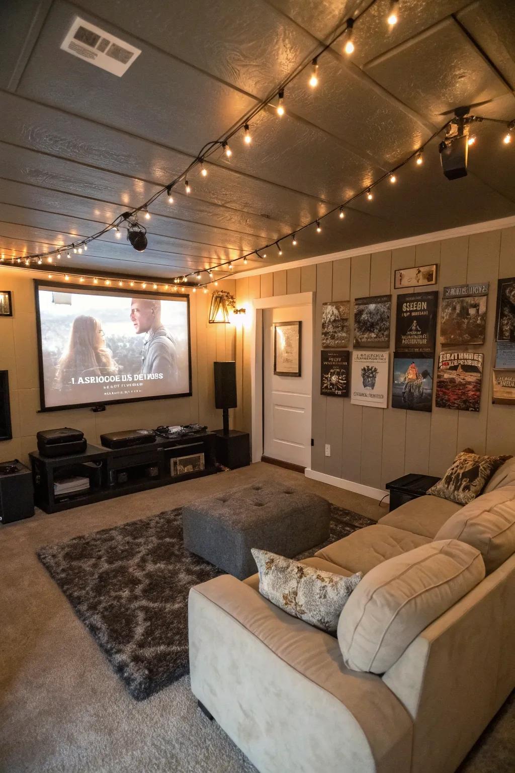 A small garage becomes a cinematic escape.