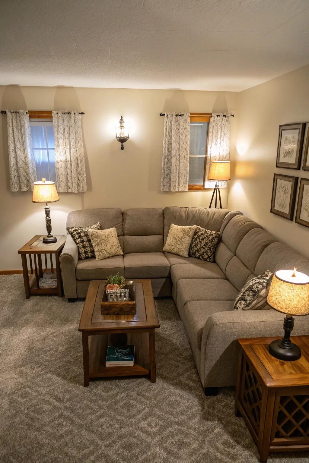 Balance brings a sense of harmony to smaller areas.