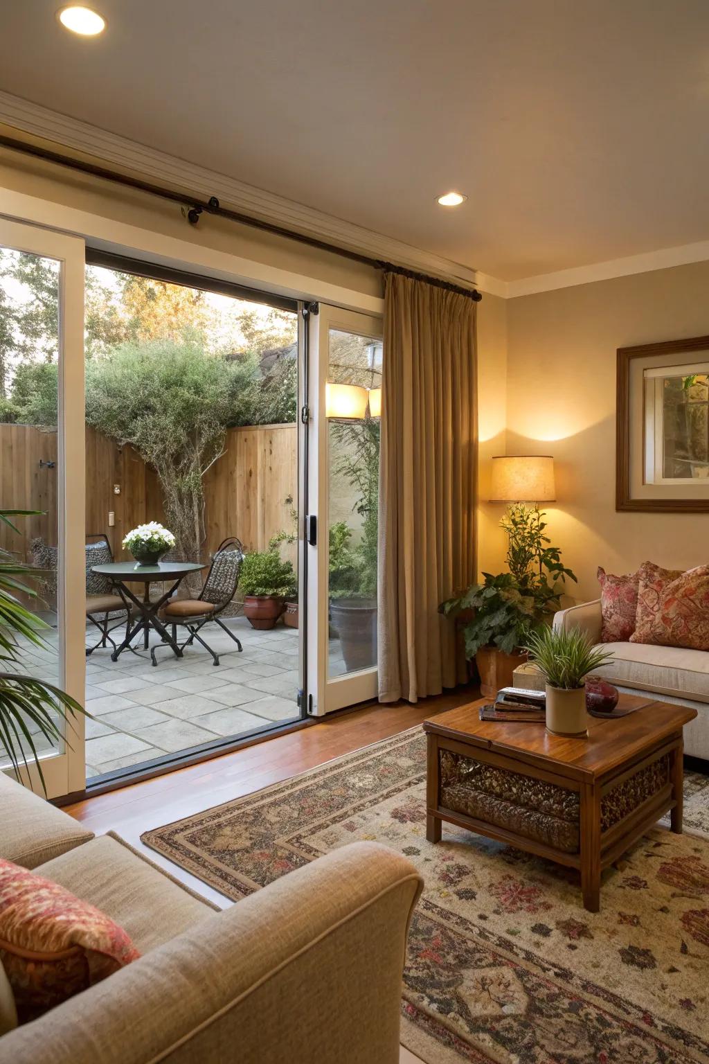 Seamless integration of indoor and outdoor spaces.