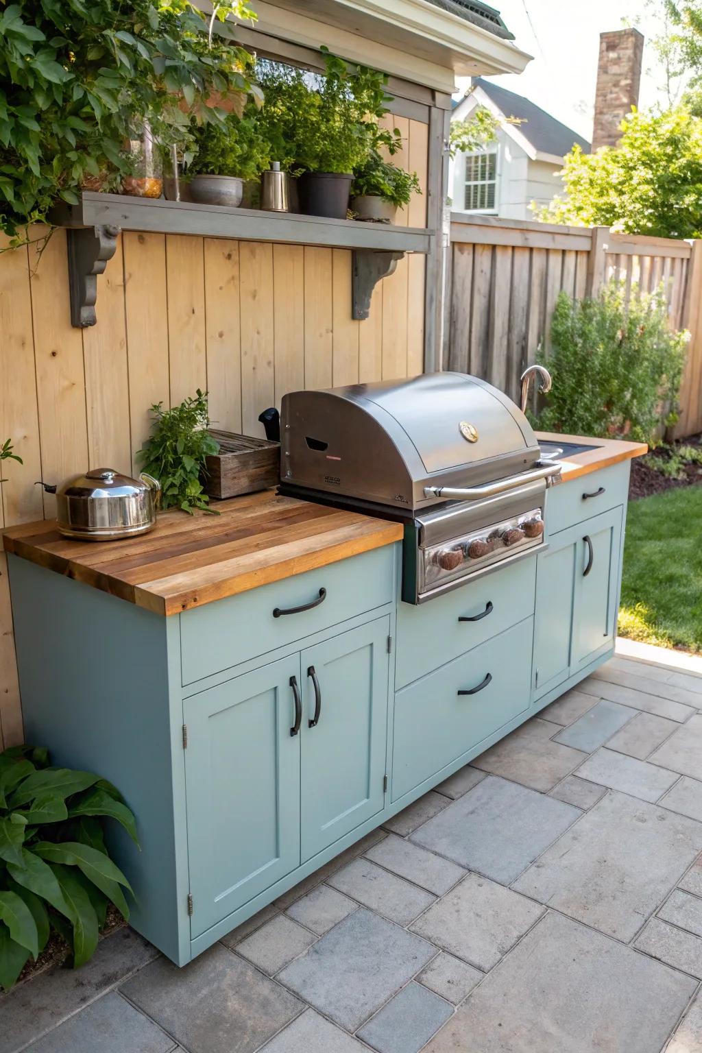 With clever storage options, everything has a place.