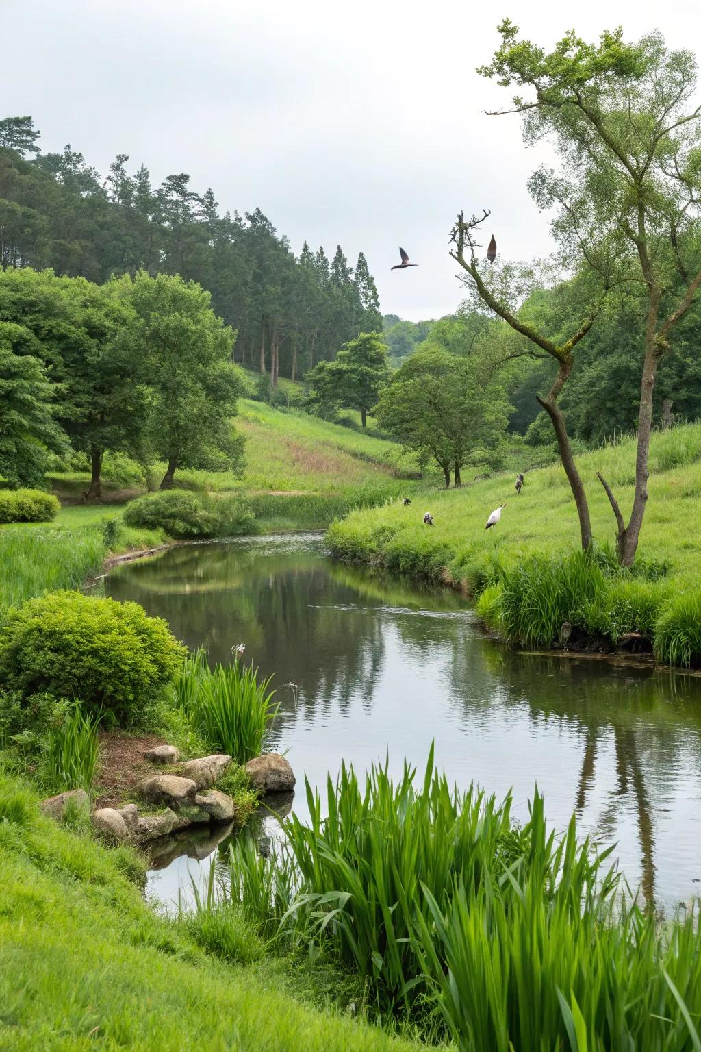 A pond created for wildlife delivers a haven for nature's guests.