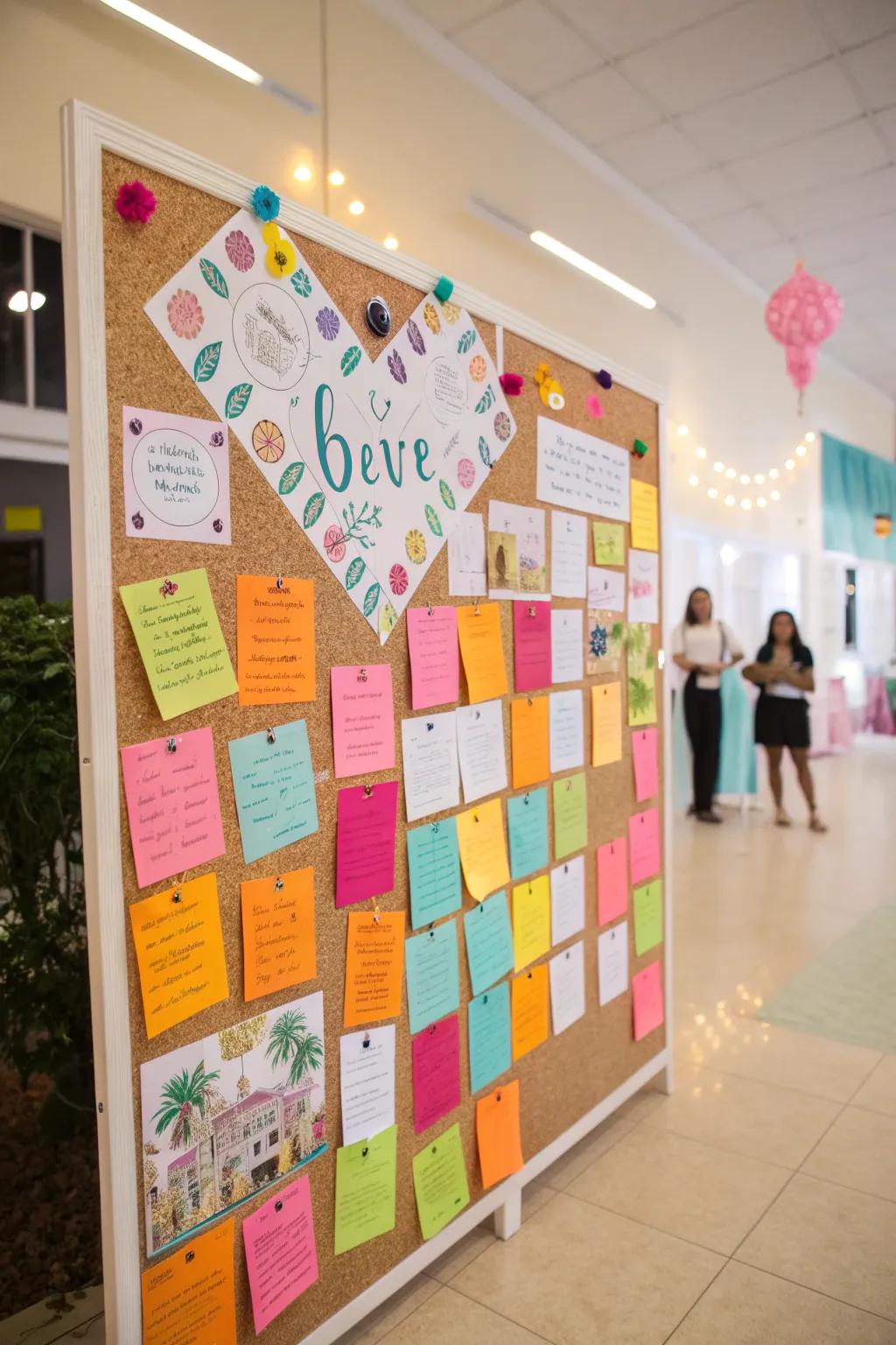 A board adorned with positive affirmations to uplift toddlers.