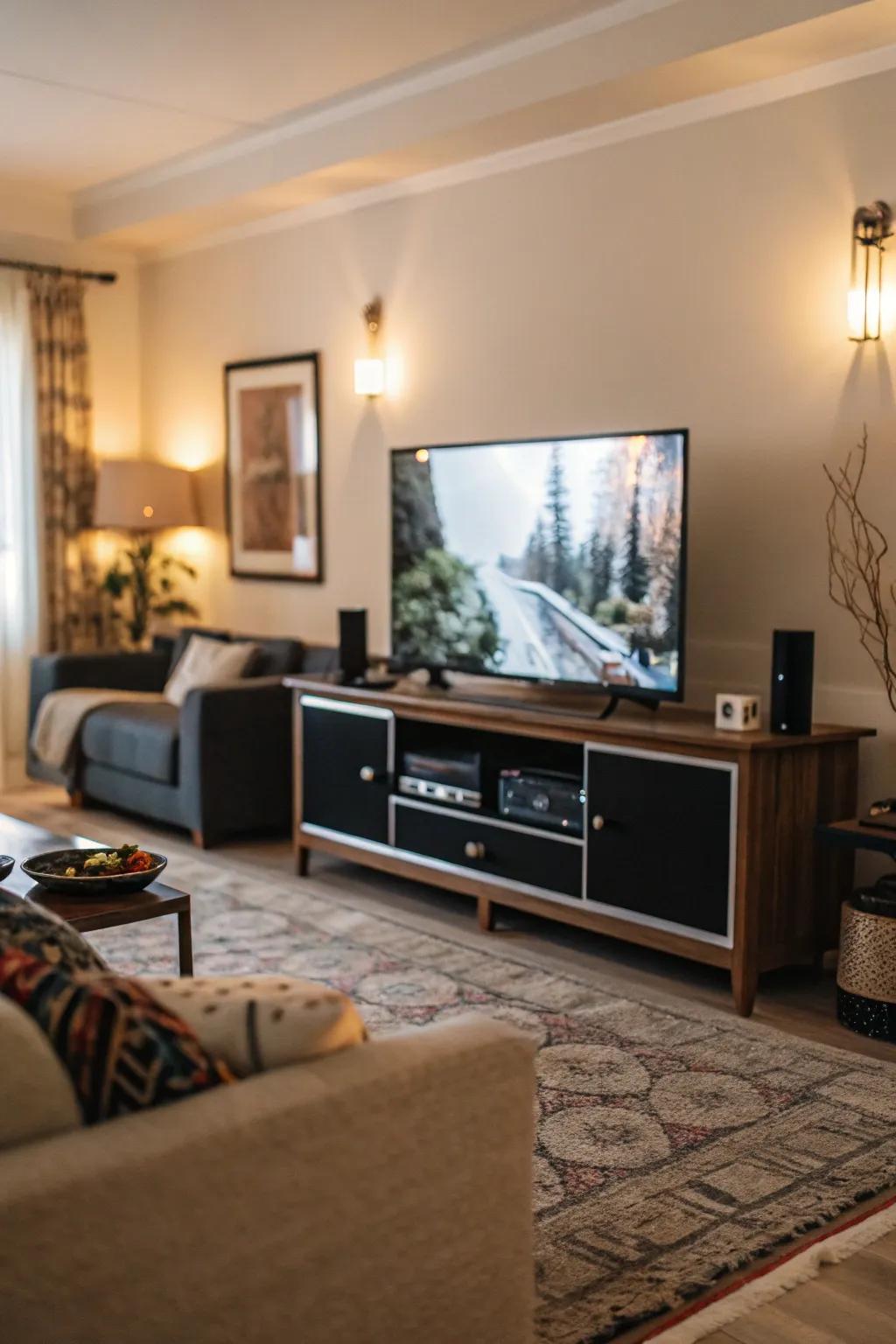 This is what you should be looking for if you want to put your tv as a main character!