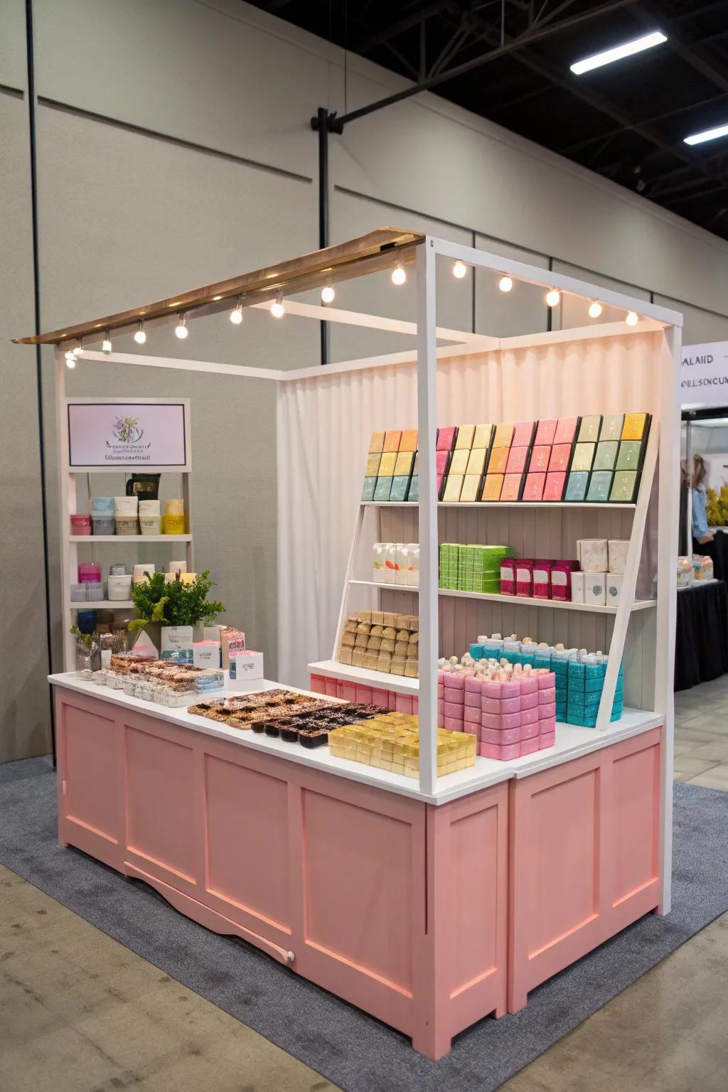 A unified exhibit applying a properly thought-out shade arrangement.