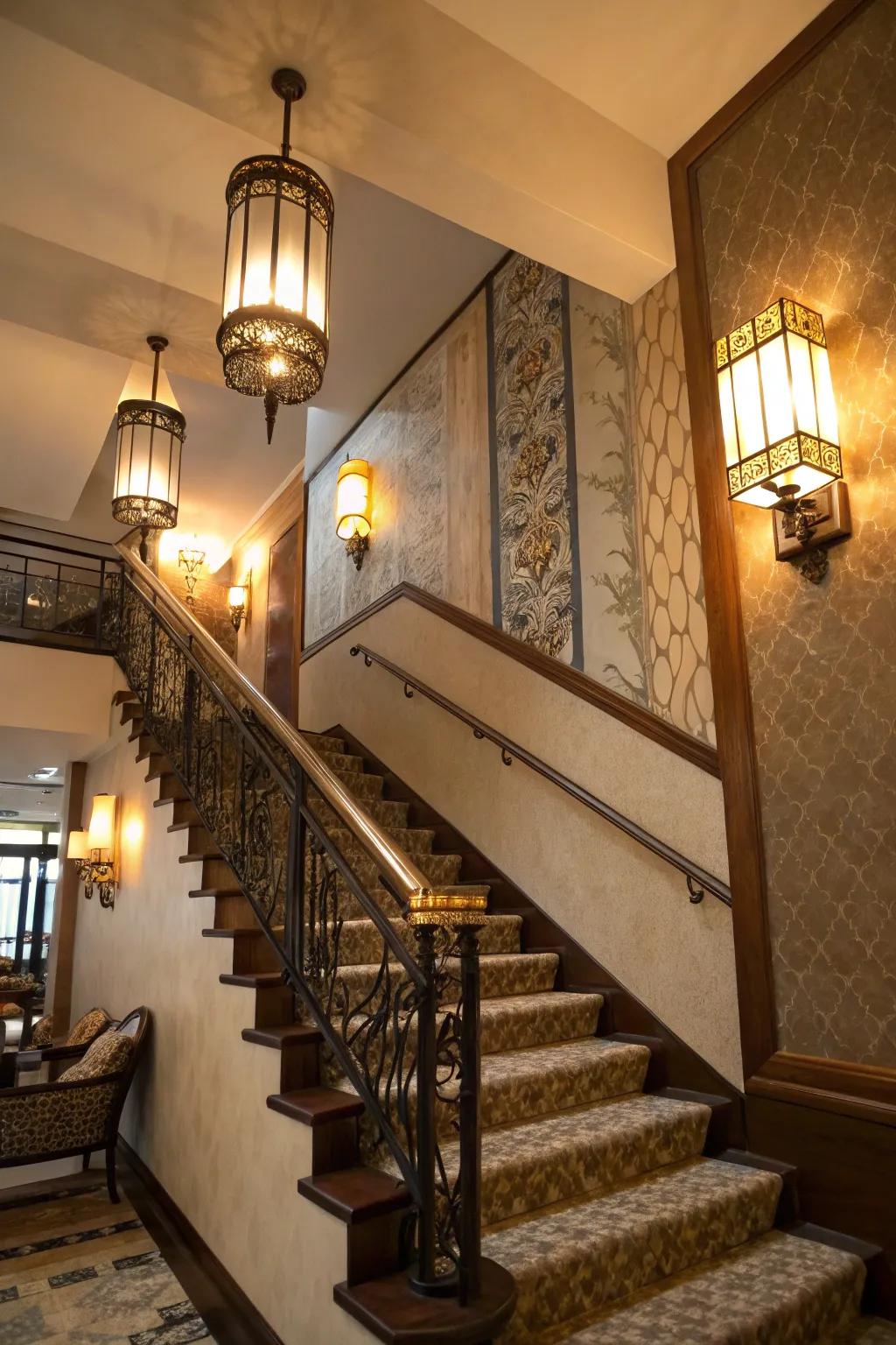 Carefully selected illumination is capable of highlighting and enhancing your stairway's aesthetic appeal.