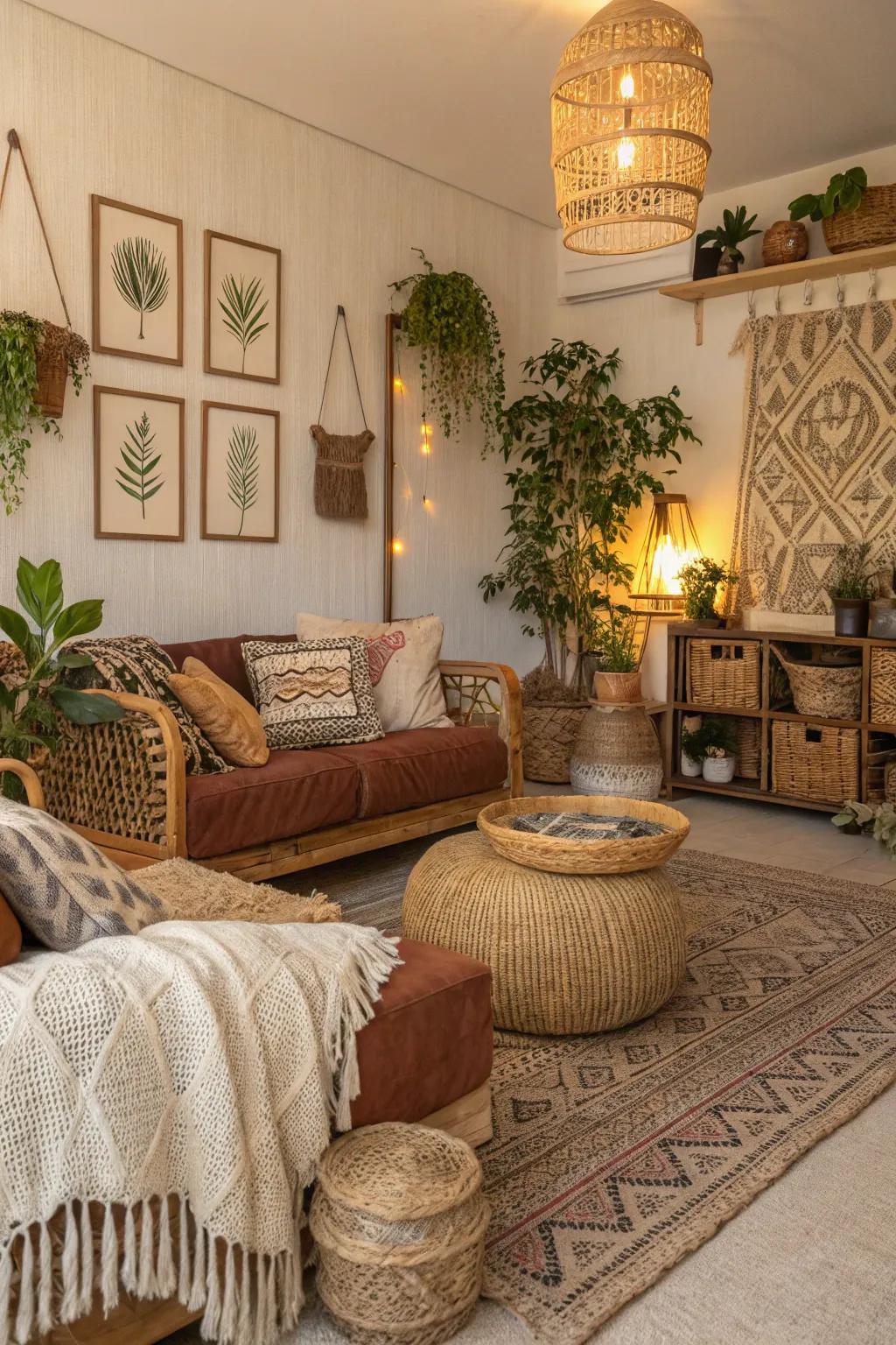 Natural fiber carpets add organic warmth to your interiors.