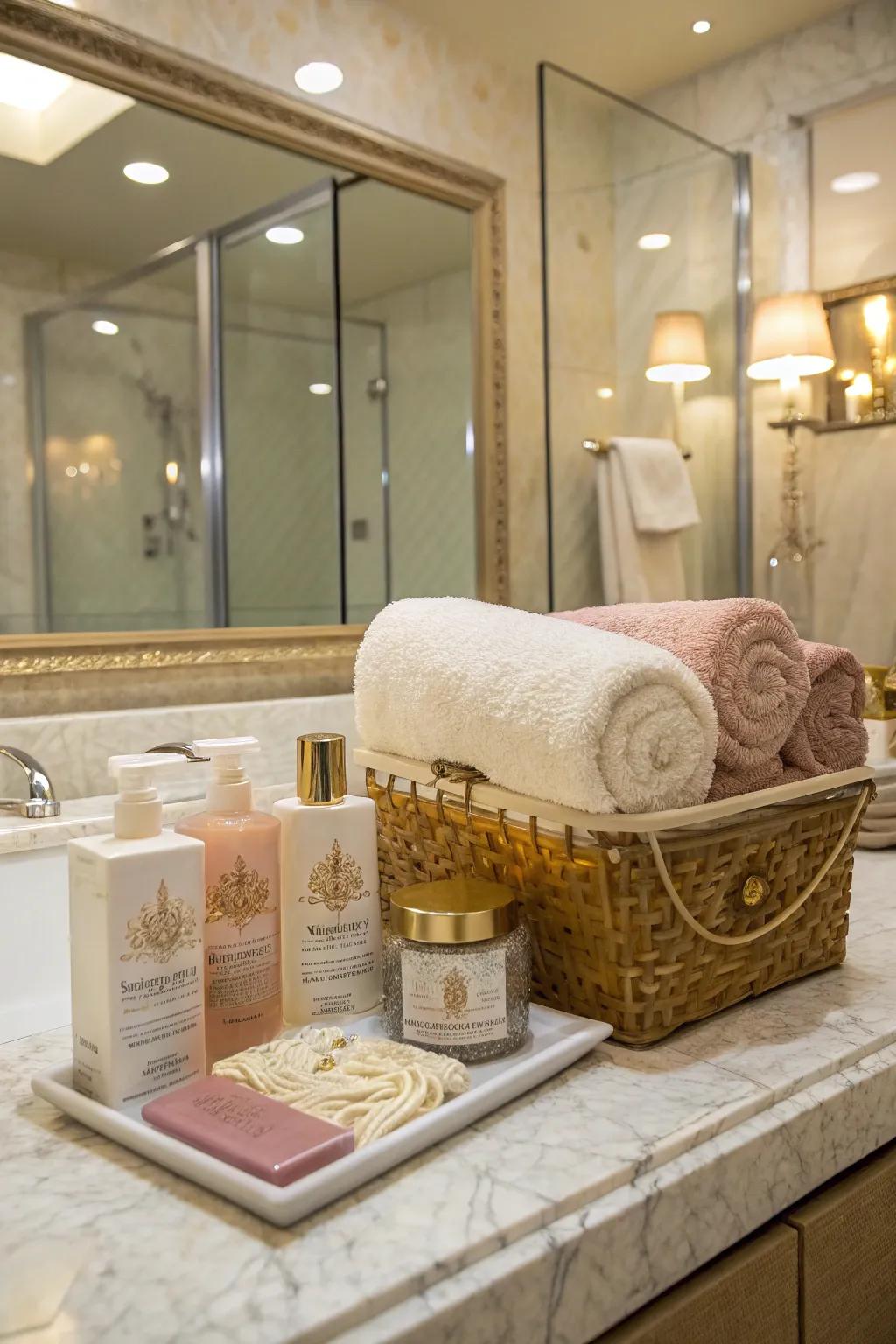 Self-care essentials for relaxation.