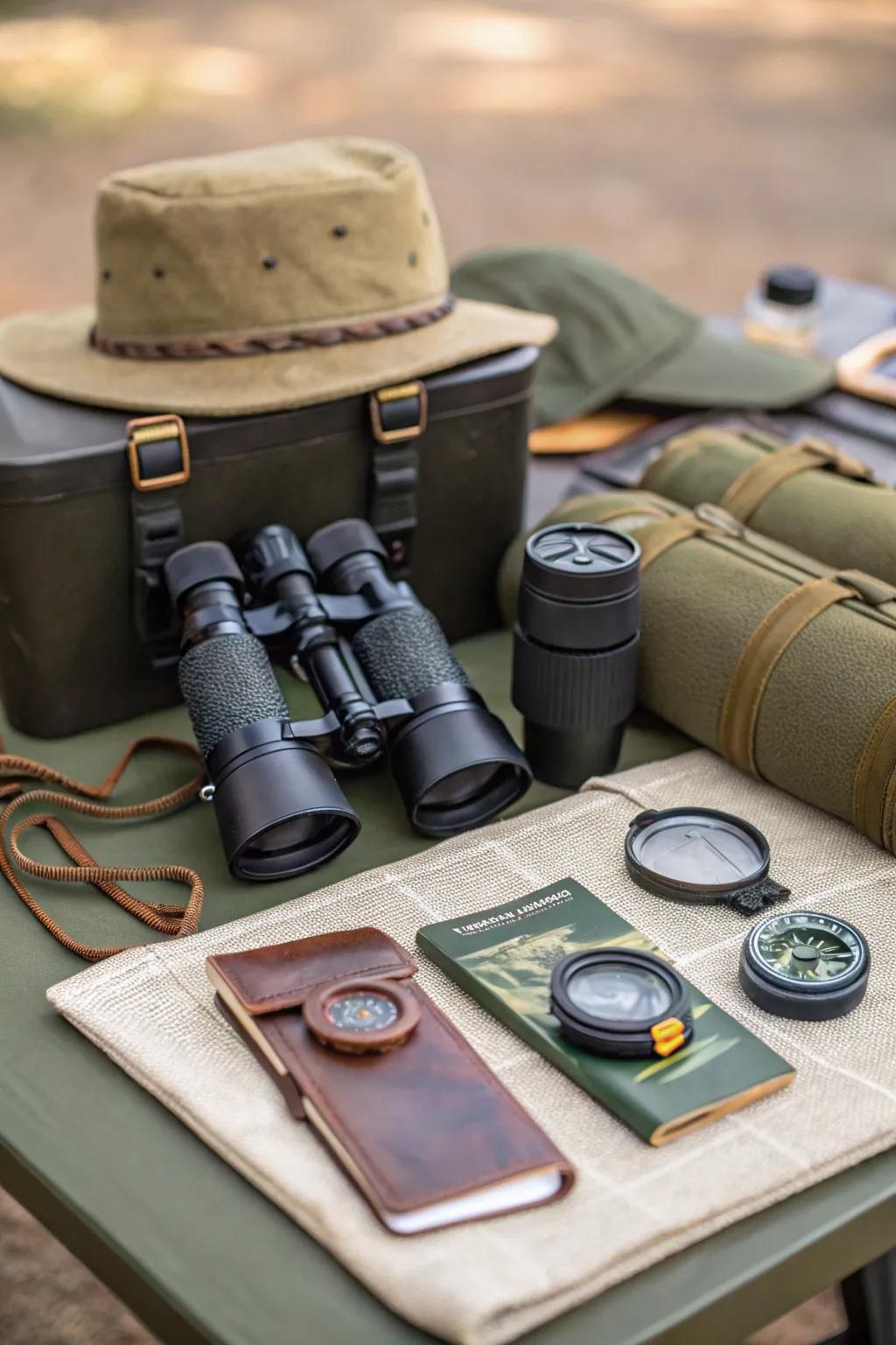 Safari expedition gear ready for the little explorers.