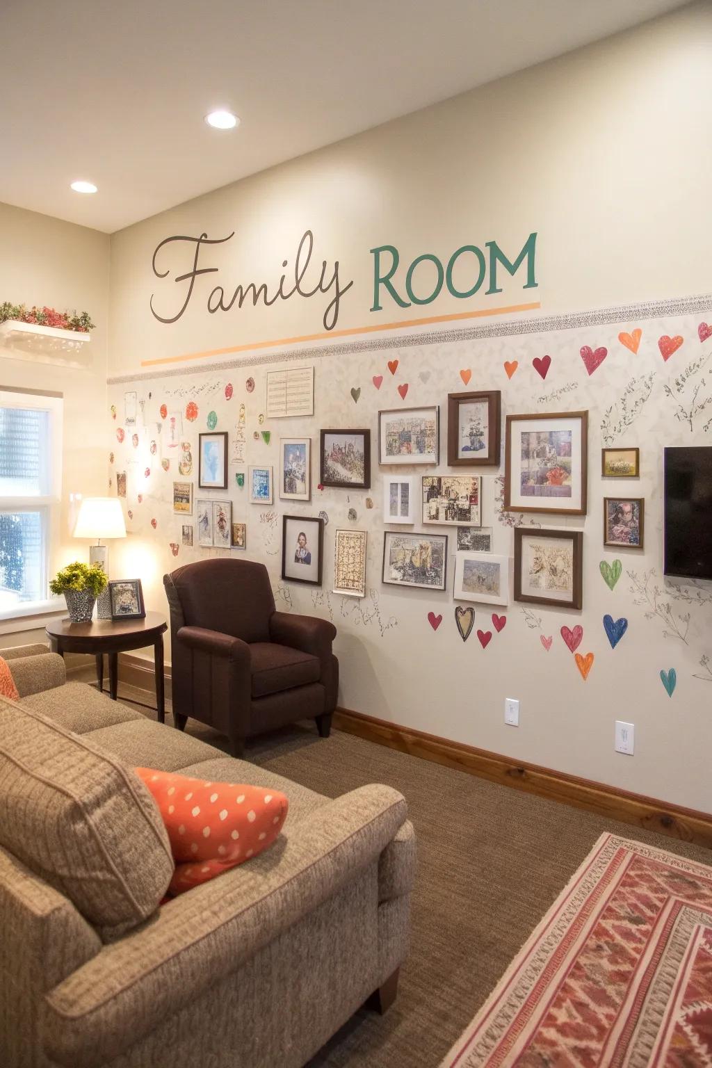 Make it personal by involving others in your vocabulary display creation.