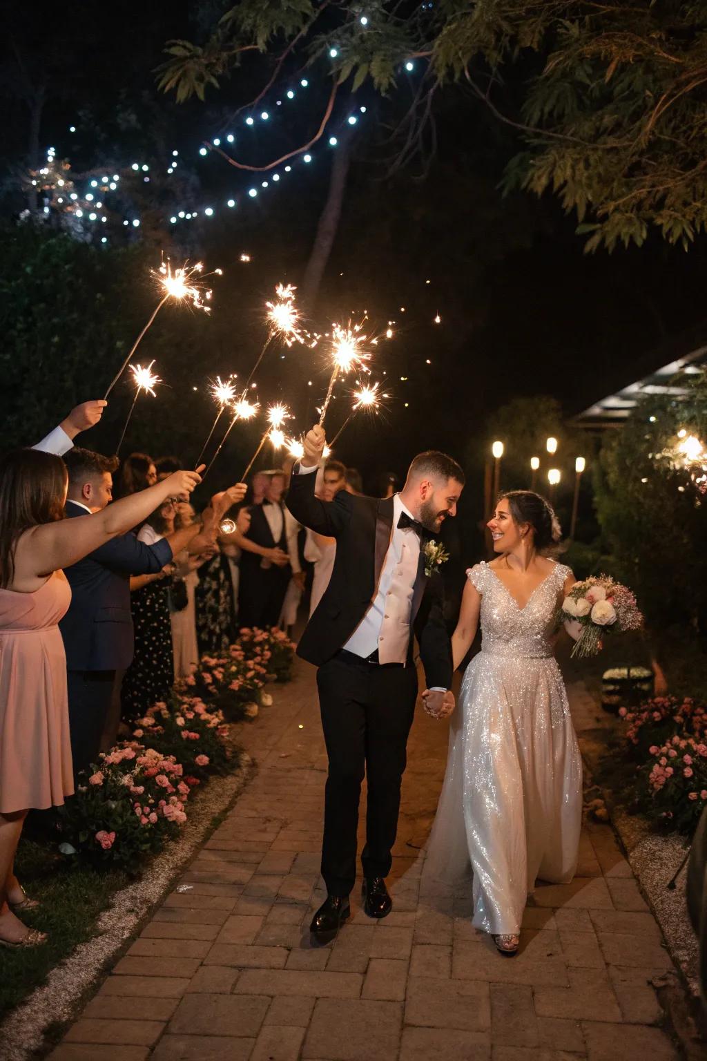 A sparkle-filled farewell to wrap up a night of joy.