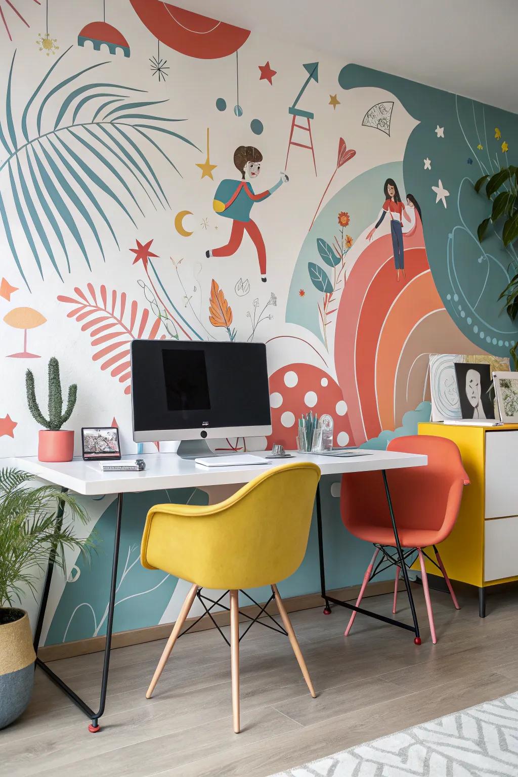 Abstract figures animate ingenuity and vision on your walls.