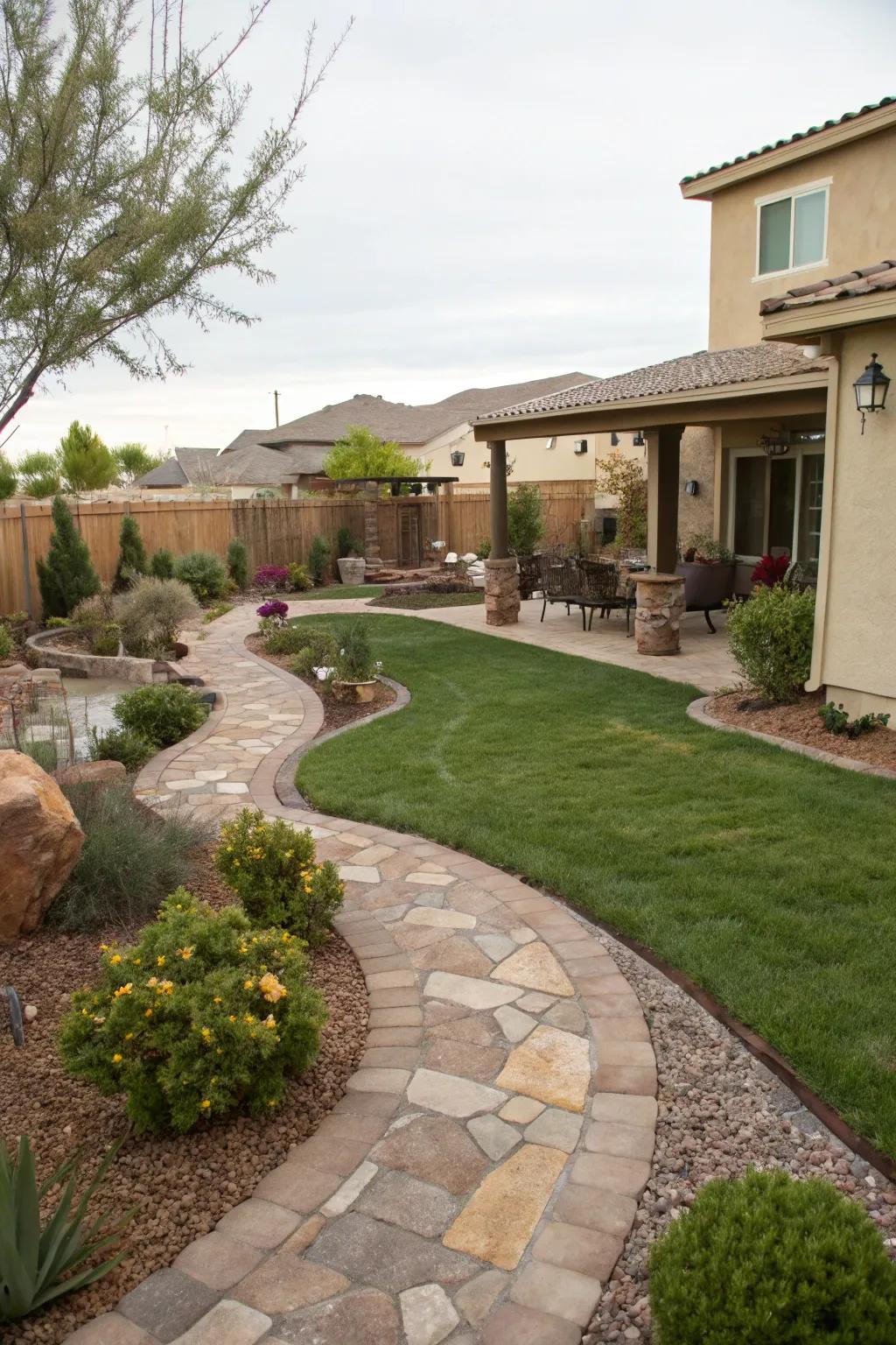 Elegant routes append framework and loveliness to your landscape.