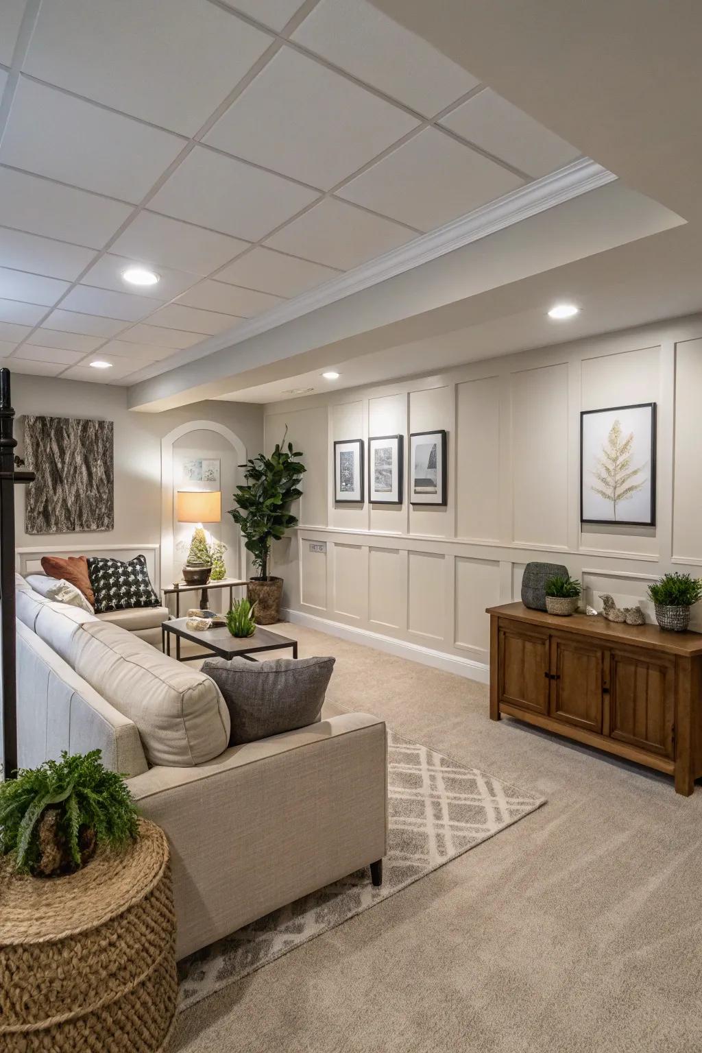 Neutral hues provide a flexible foundation.