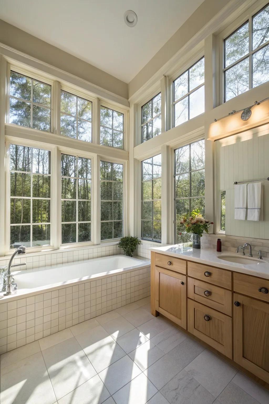Harness the beauty of natural light.