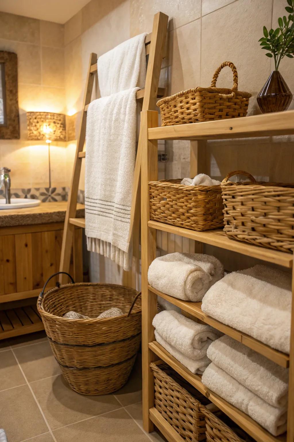 Comfy additions deliver warmth and coziness to your bathroom.