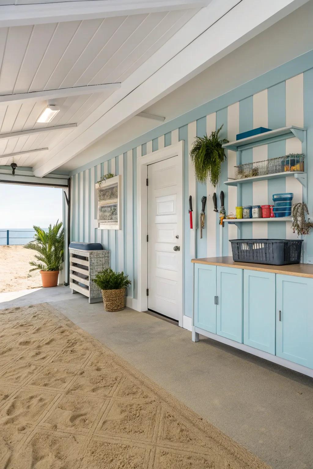 A peaceful hue collection ushers the beach indoors.