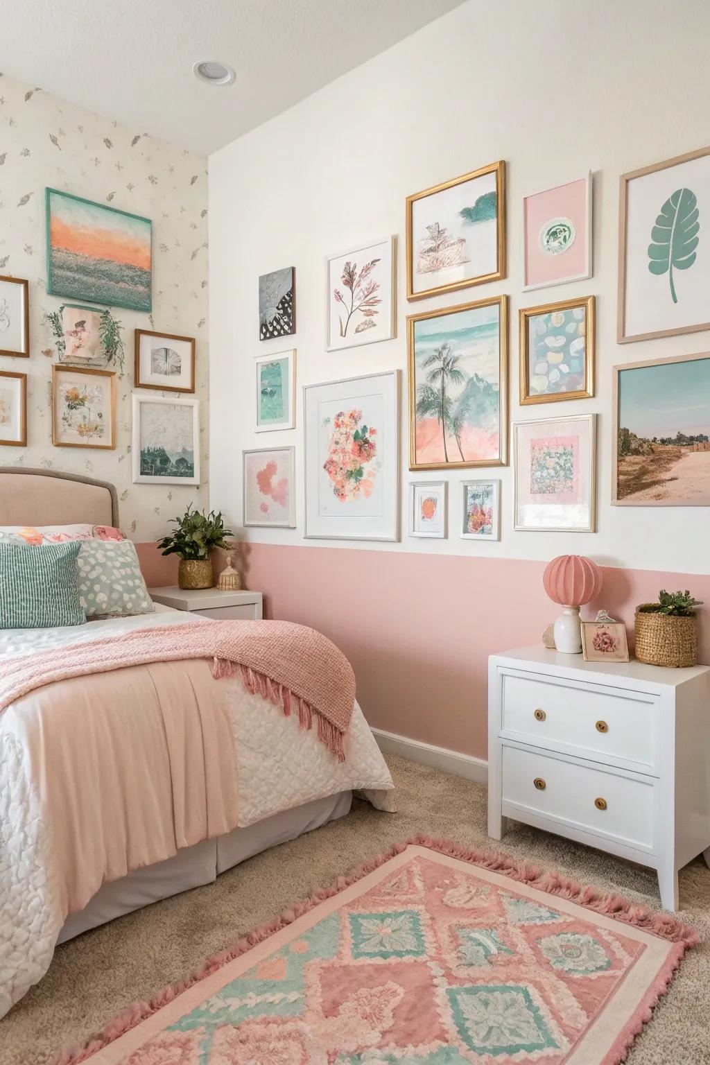 Artful elements enhance the room’s personality and create a sense of cohesion.