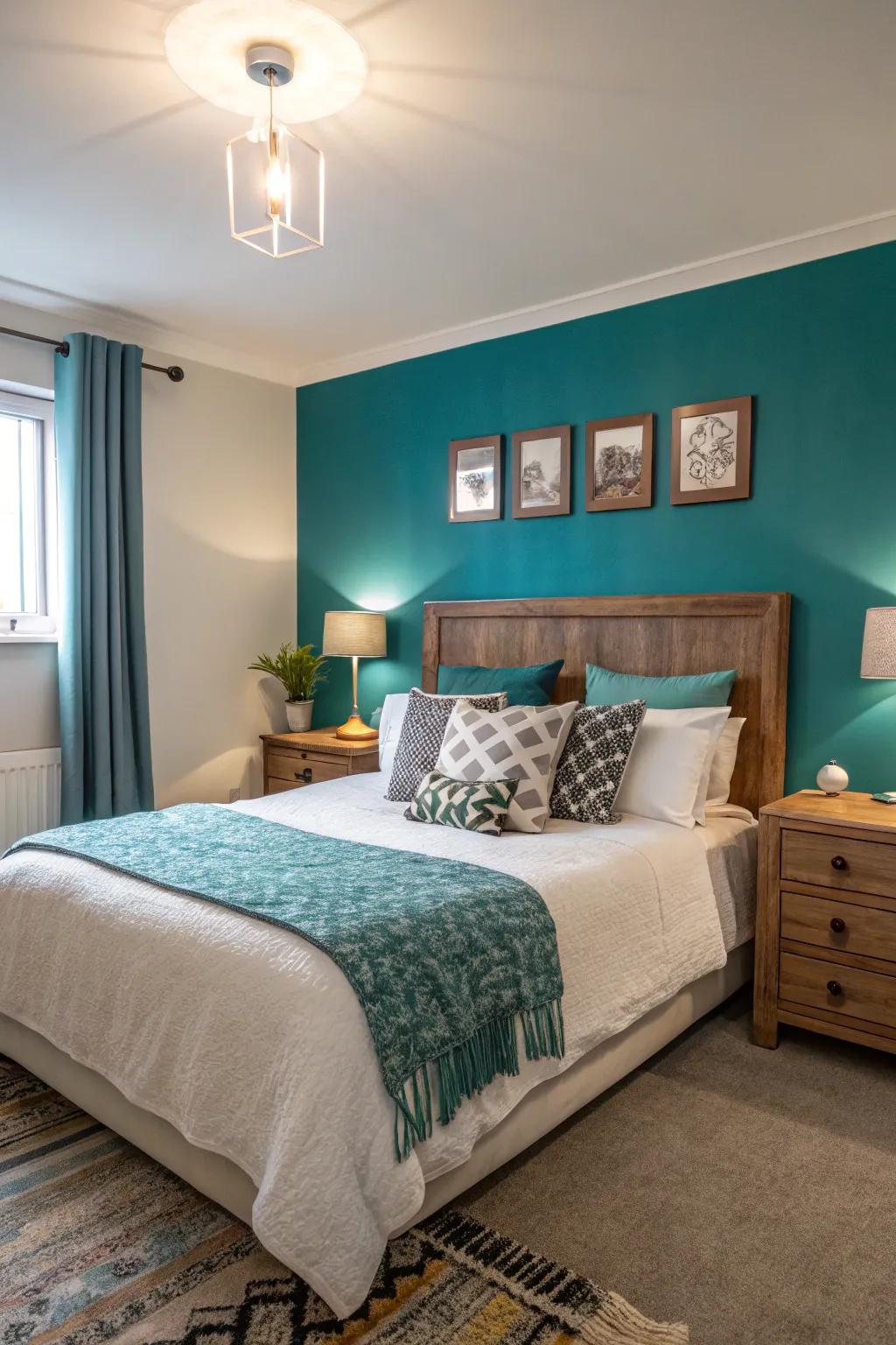 Highlight tones inject personality and depth into bedroom decor.