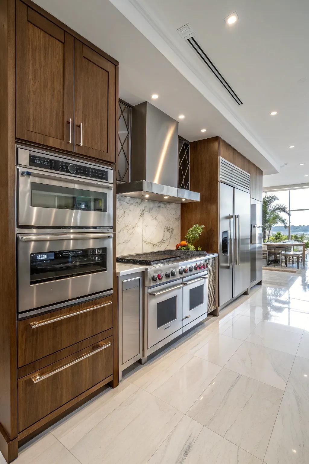 Premium appliances enhance both utility and style.