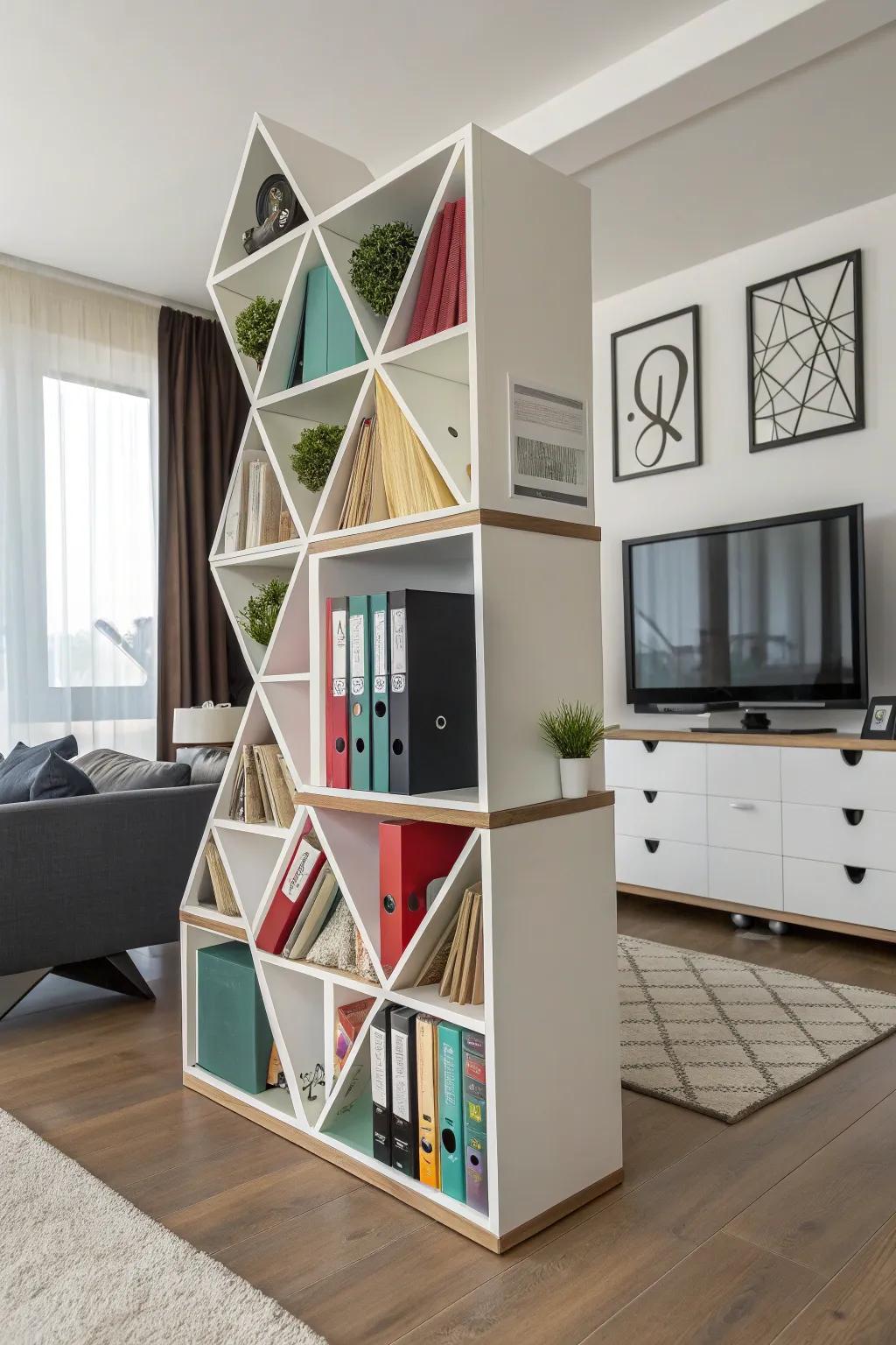 File keepers stowed with panache and ease of access.